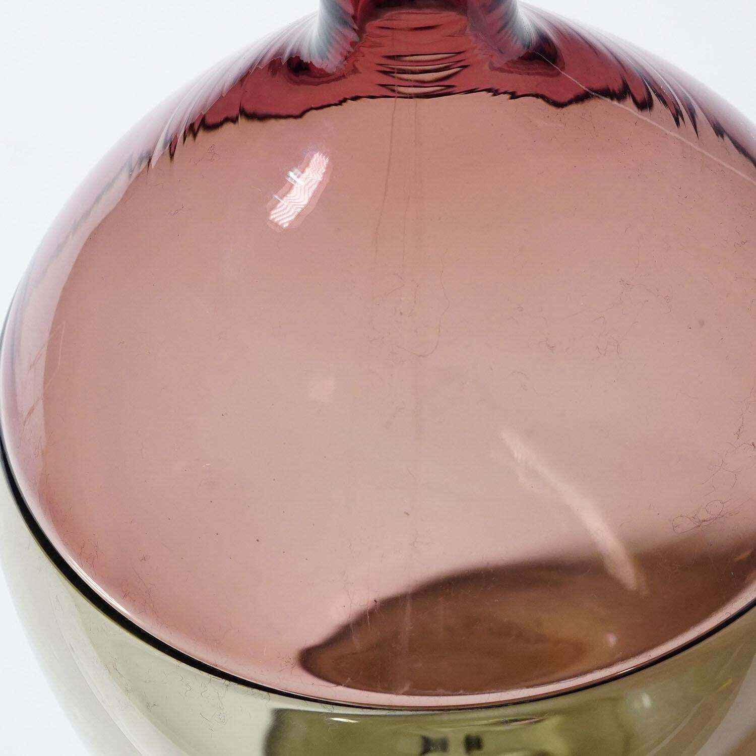 Art Glass Vase 'Bolle ' By Tapio Wirkkala For Venini, Murano 1966 photo vintage