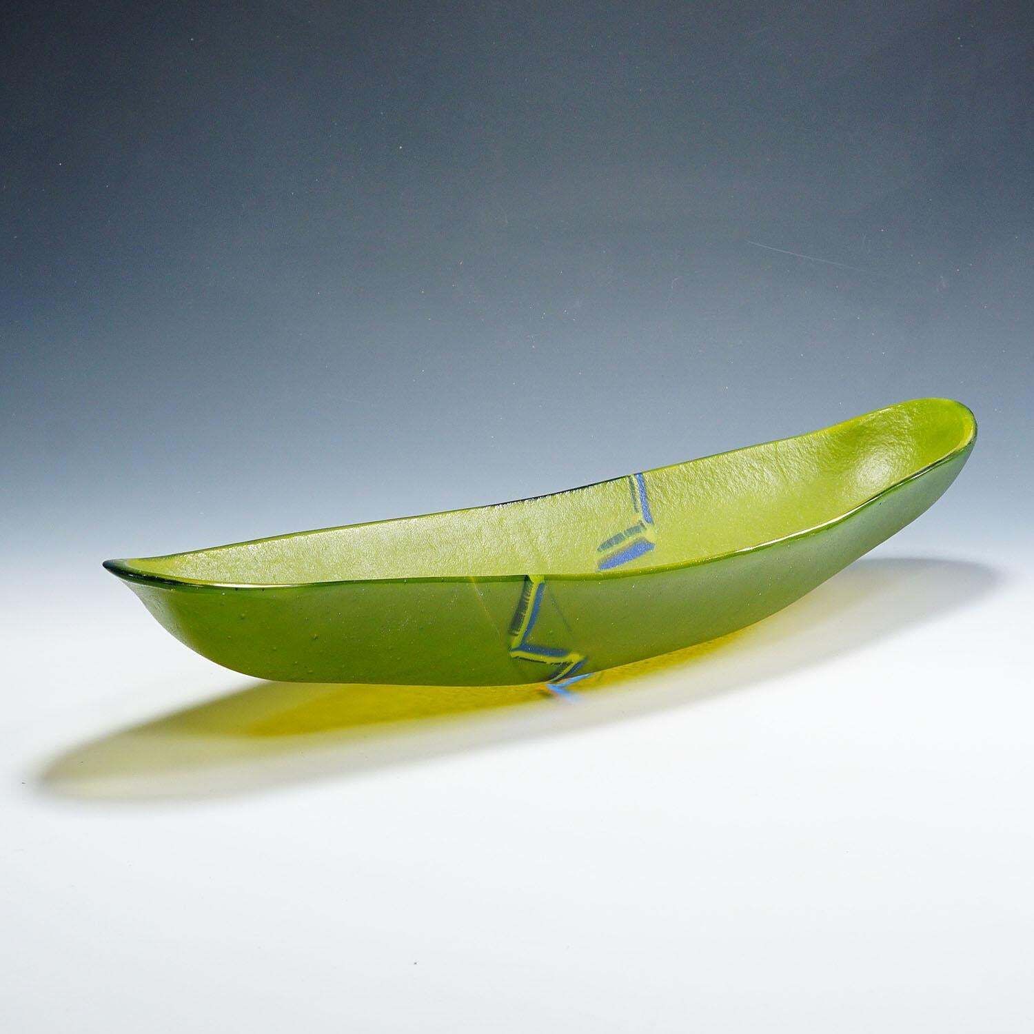 Large Art Glass Centerpiece By Studio Glass Artist Horst Stauber 1994 photo furniture