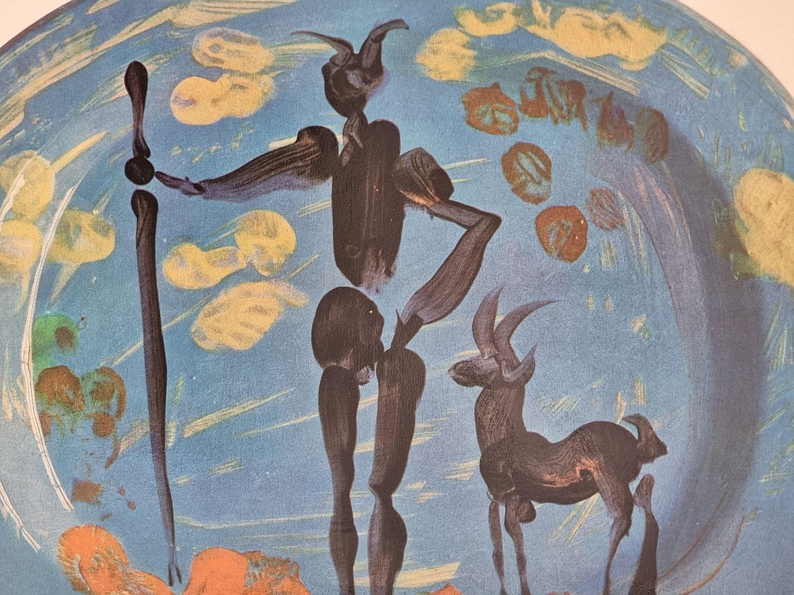 Albert Skira Print Of Shepard Ceramic Plate From "Céramiques De Picasso" photo for sale