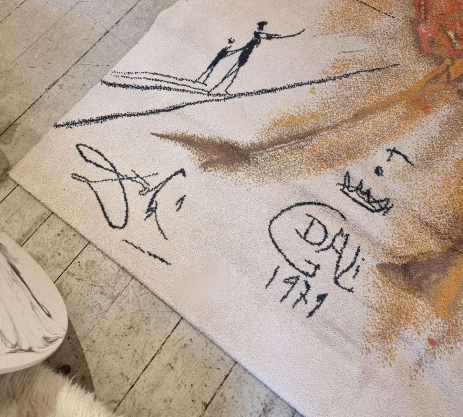 Carpet, After Salvador Dali, Ege Axminster, Denmark, Ca 274 X 179 Cm photo vinterior