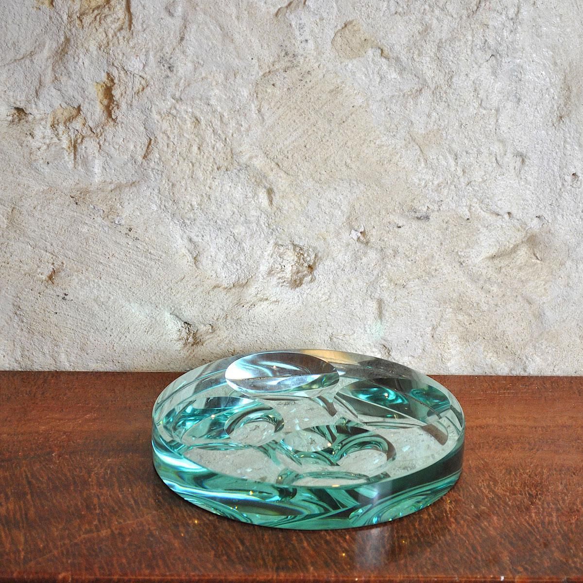 Fontana Arte Italian Midcentury Pocket Tray Ashtray, 1950s photo furniture