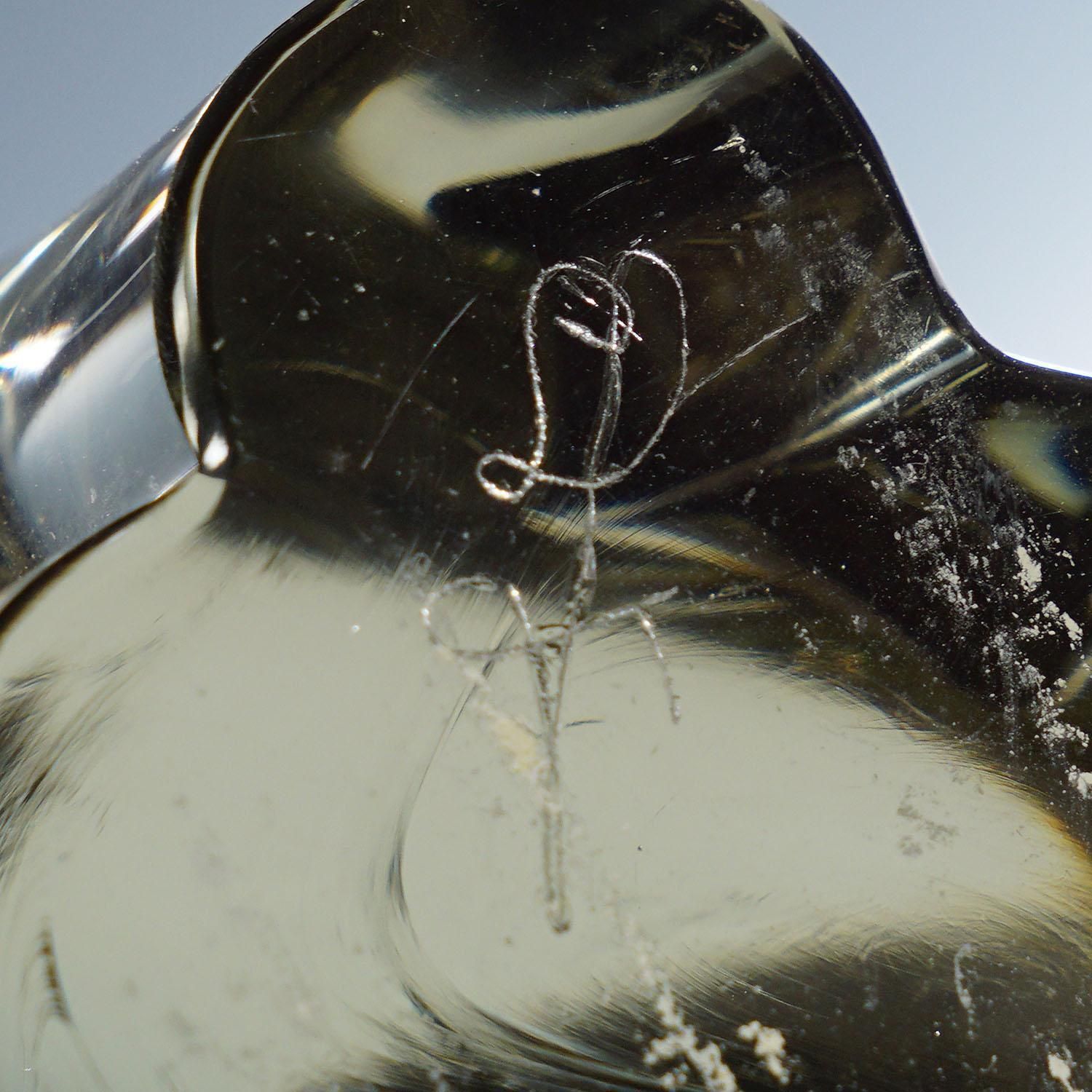 Glass Sculpture Of An Ice Bear Designed By Livio Seguso Ca. 1970s photo buy