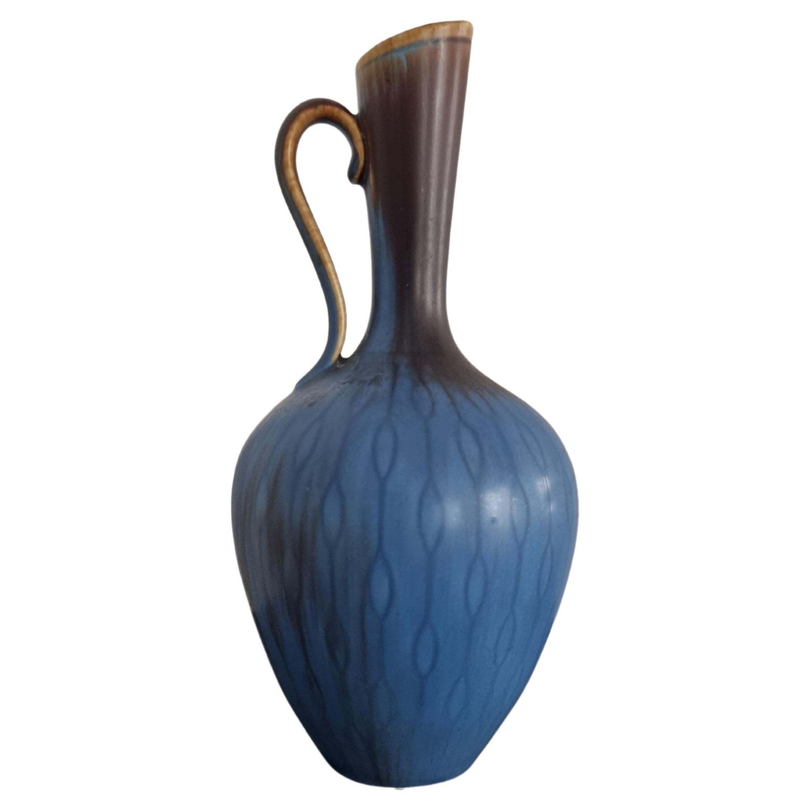 Gunnar Nylund, Ceramic Carafe/Vase With Rare Pattern, Scandinavian Modern