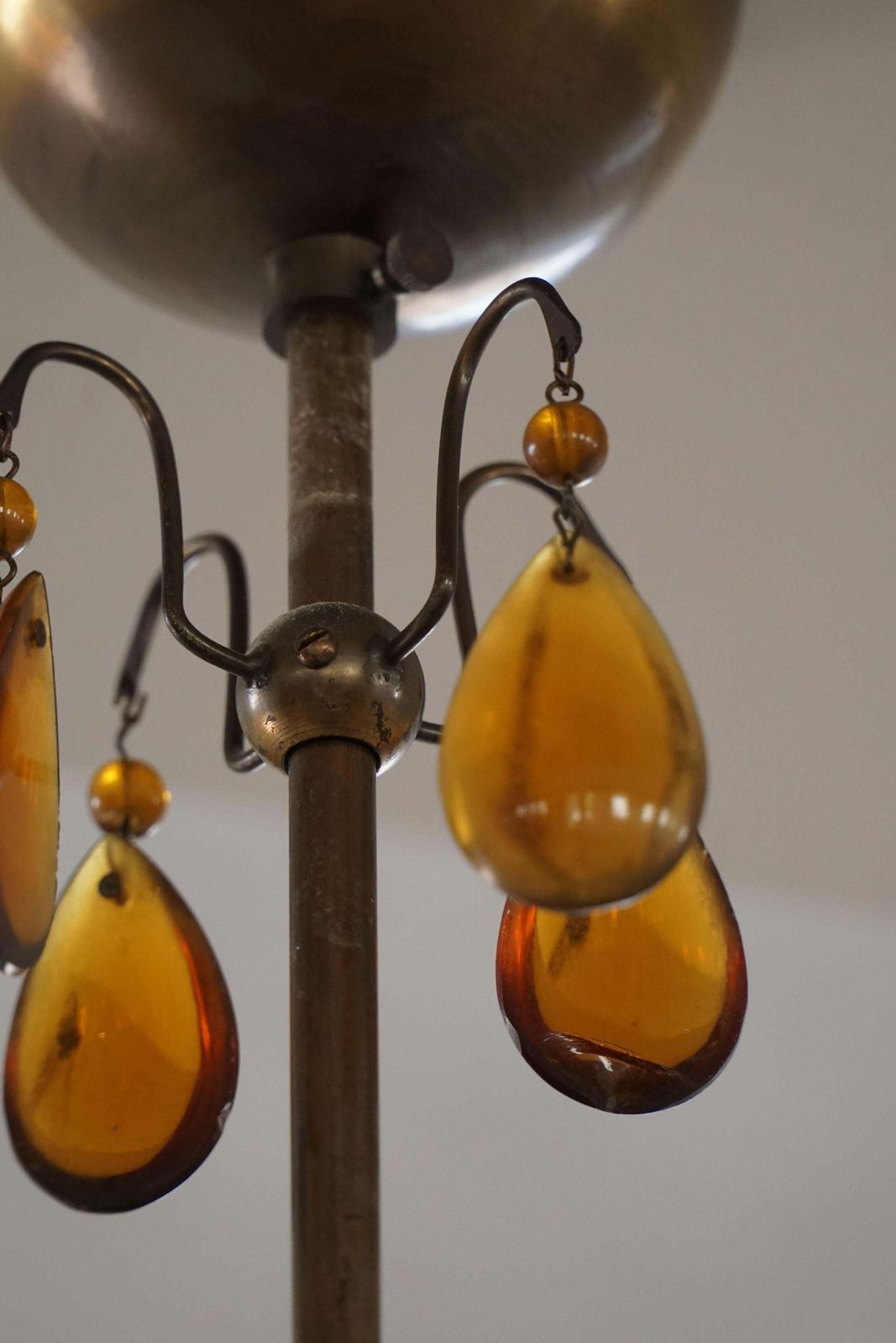 photo vinterior Art Deco Chandelier By Paavo Tynell For Taito Oy, Finland, 1930's