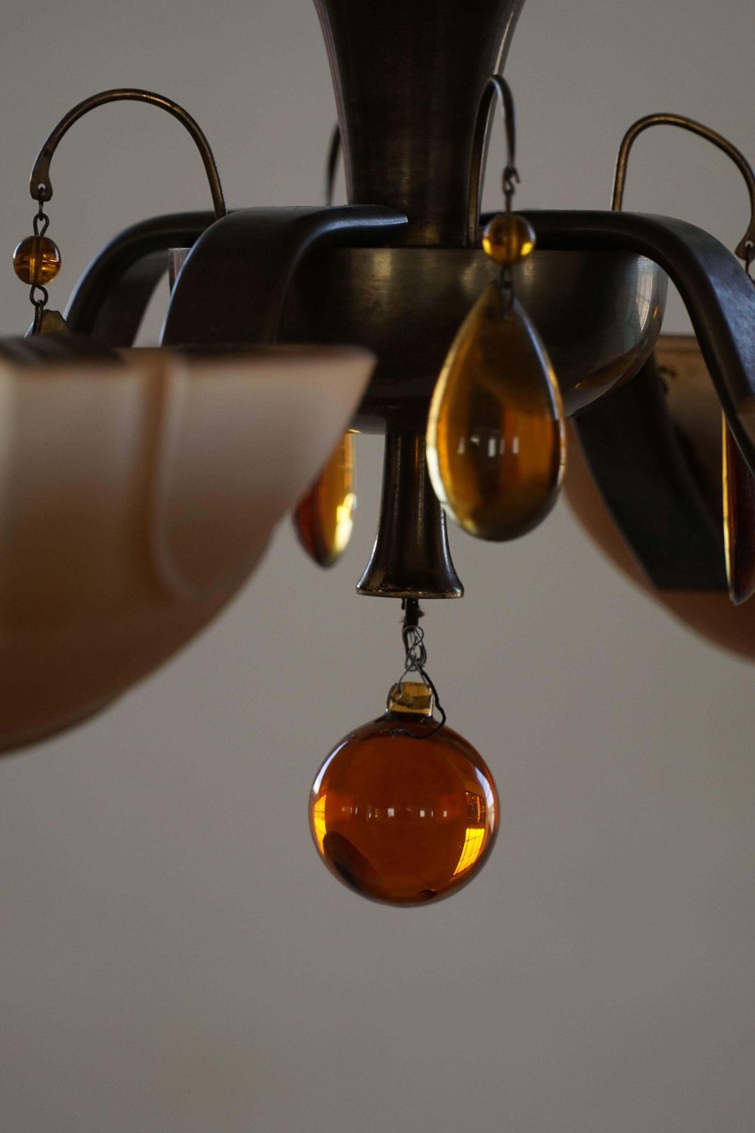 photo buy Art Deco Chandelier By Paavo Tynell For Taito Oy, Finland, 1930's