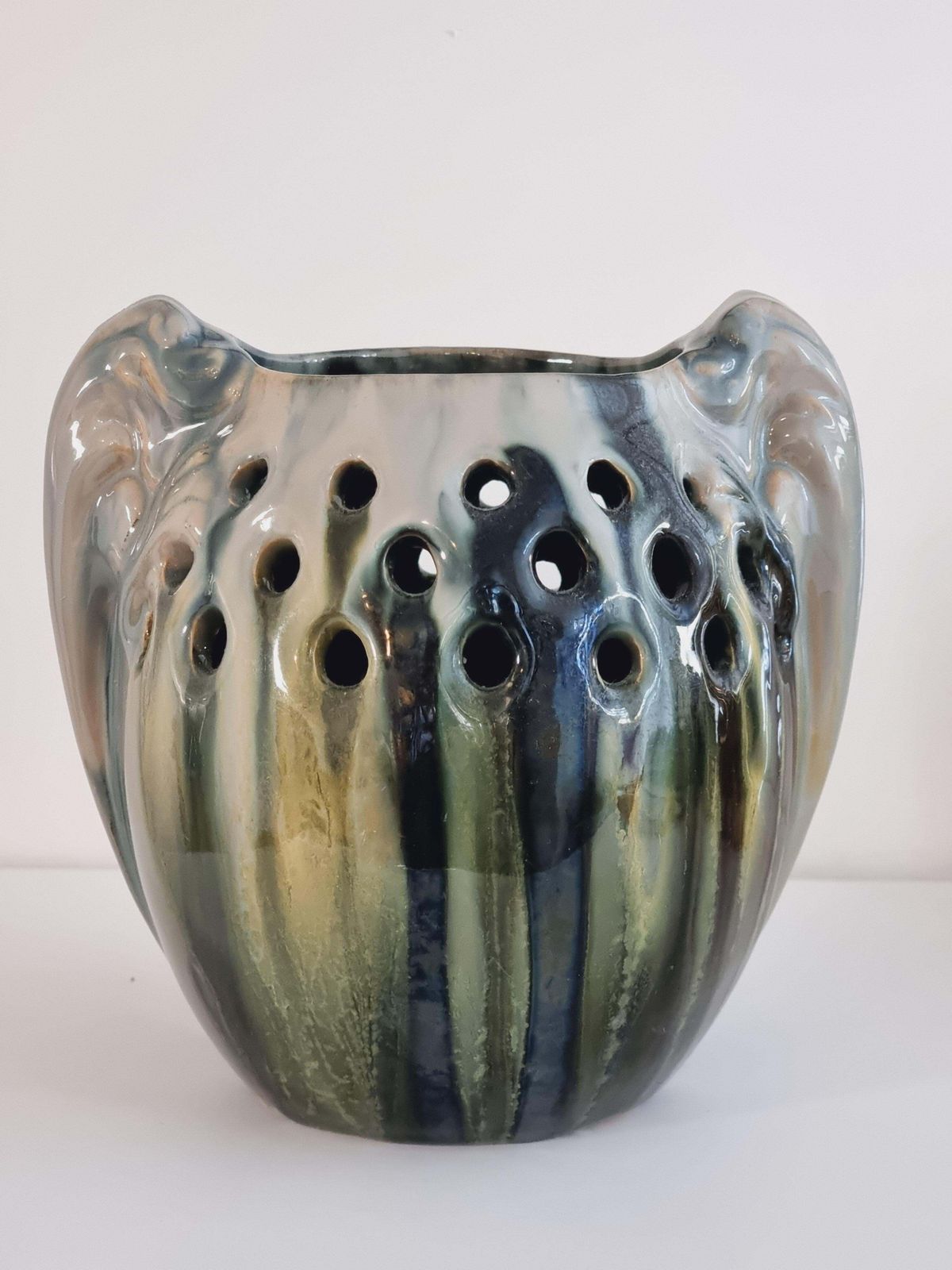 Michael Andersen & Son 'Ma&S', Rare Ceramic Vase, Jugend Early 20th C, Denmark photo furniture