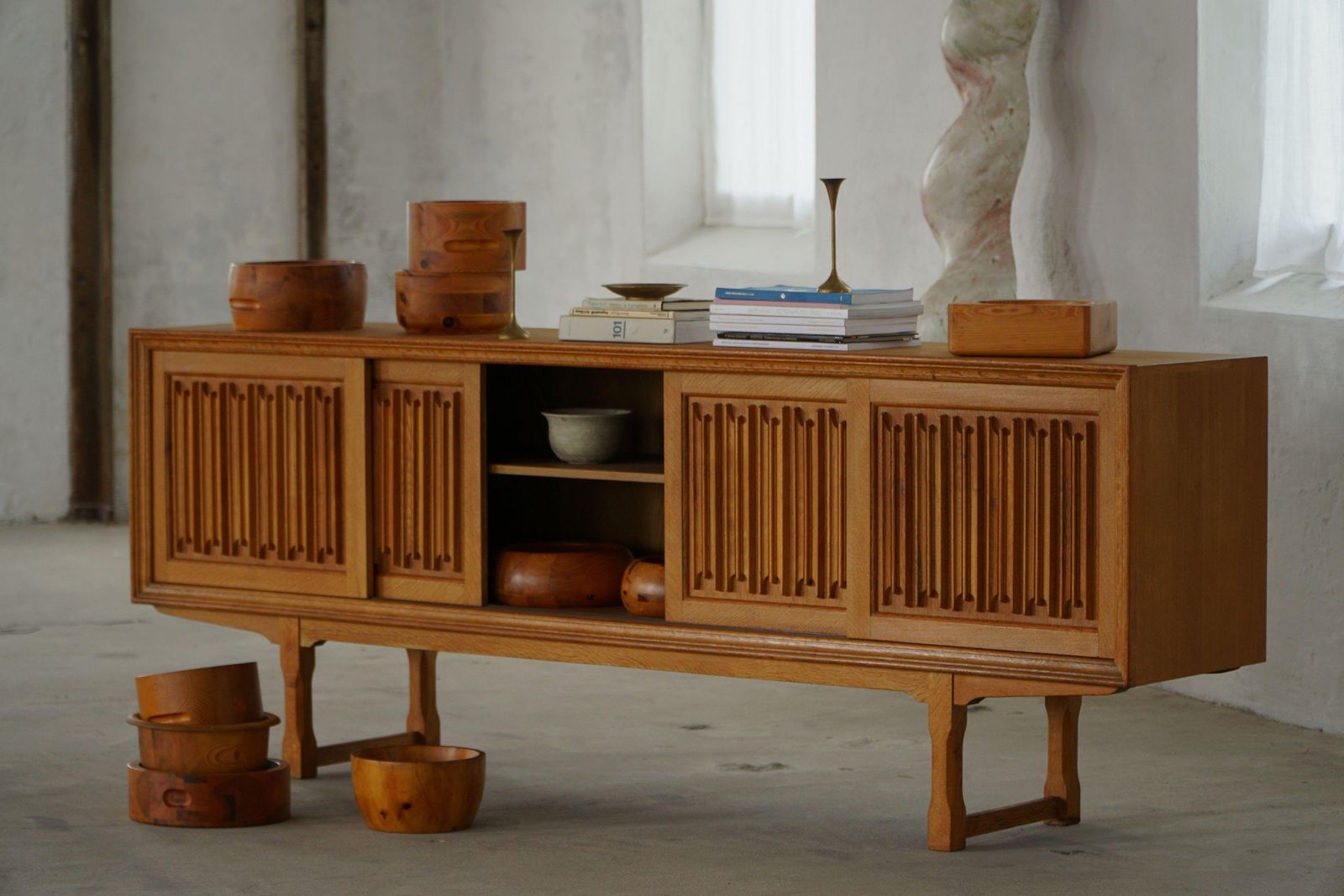 Home Decor Lot Of 10 Mid Century Swedish Pine Bowls, Crafted By Holmbergs & Varnamo, 1970s photo