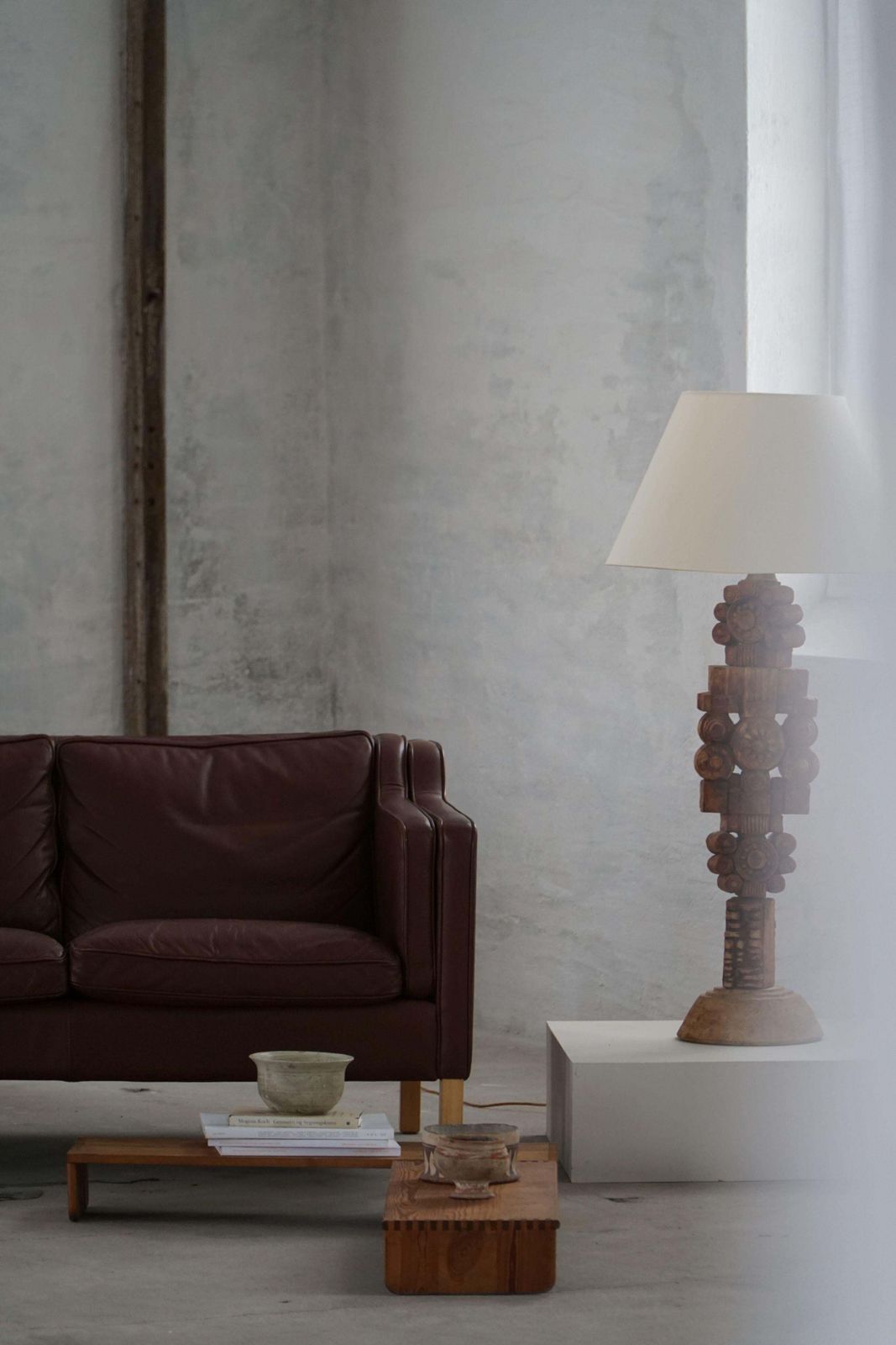 Stouby Møbelfabrik, Mid Century 2 Seater Sofa In Brown Leather, 1970s photo buy