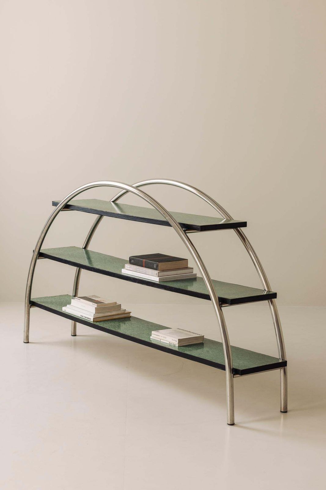 photo vinterior Modernist Vintage Shelving Unit Sourced In France, Dating From The 1970s