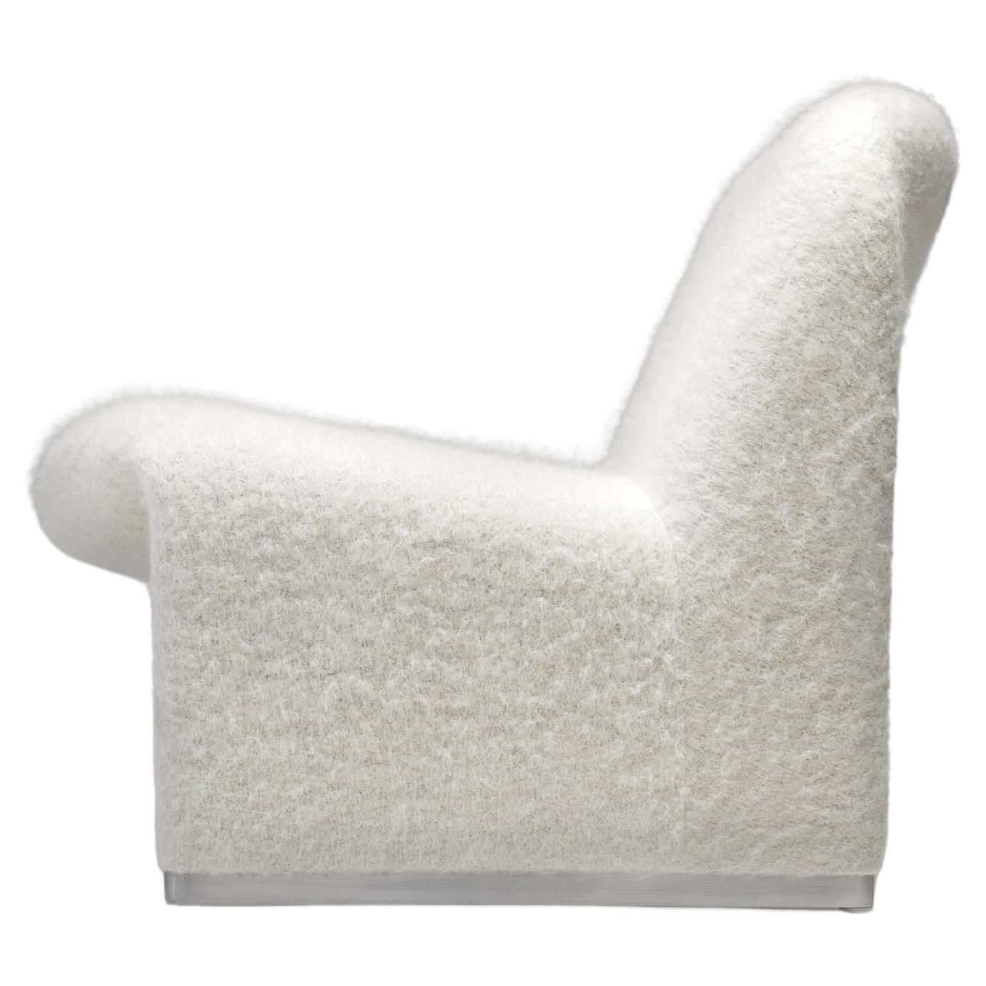 Giancarlo Piretti “Alky” Chair In Pierre Frey Fluffy Fabric, Artifort, 1970s