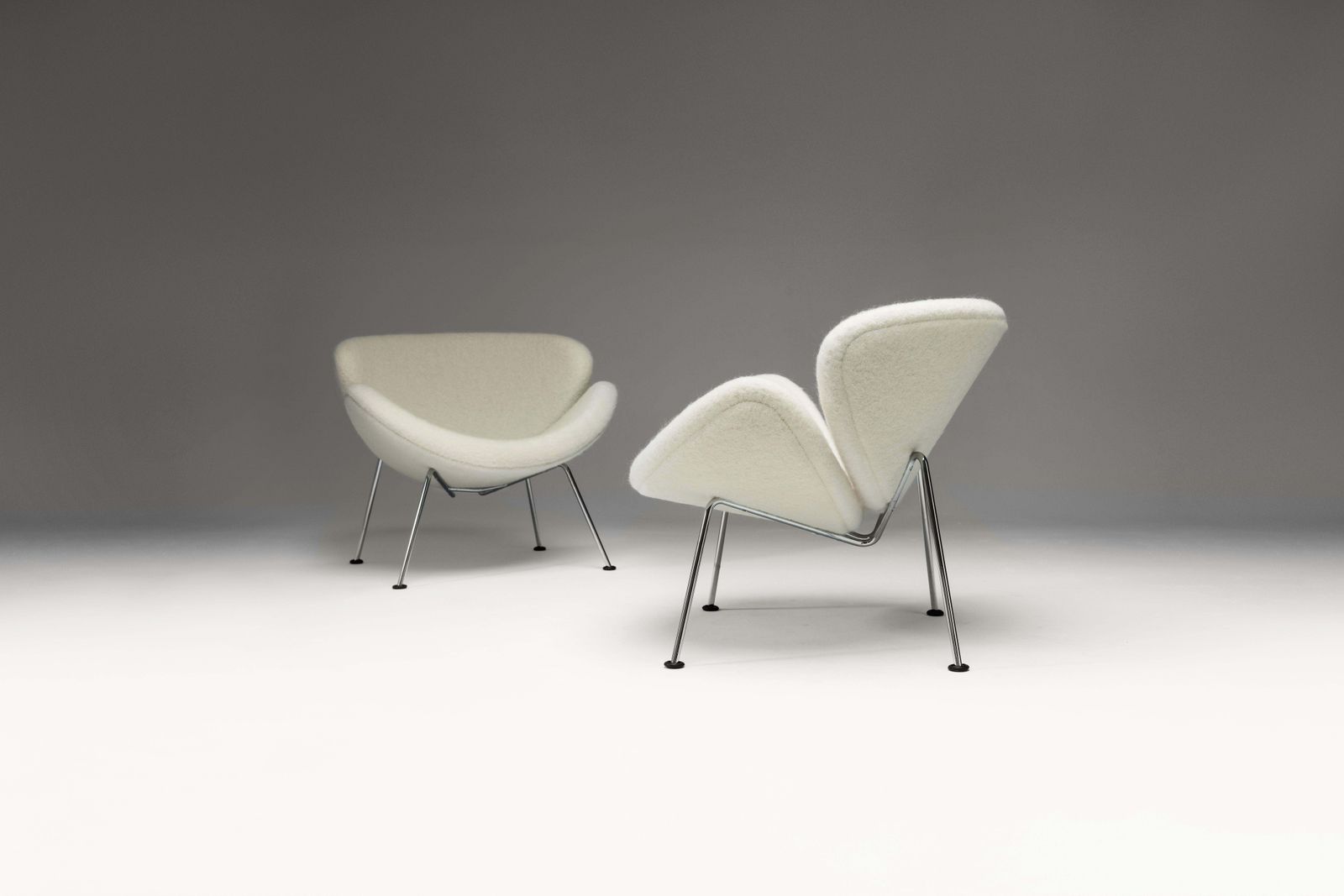 Orange Slice Chairs By Pierre Paulin For Artifort, 1980s, Set Of 2 photo Furniture