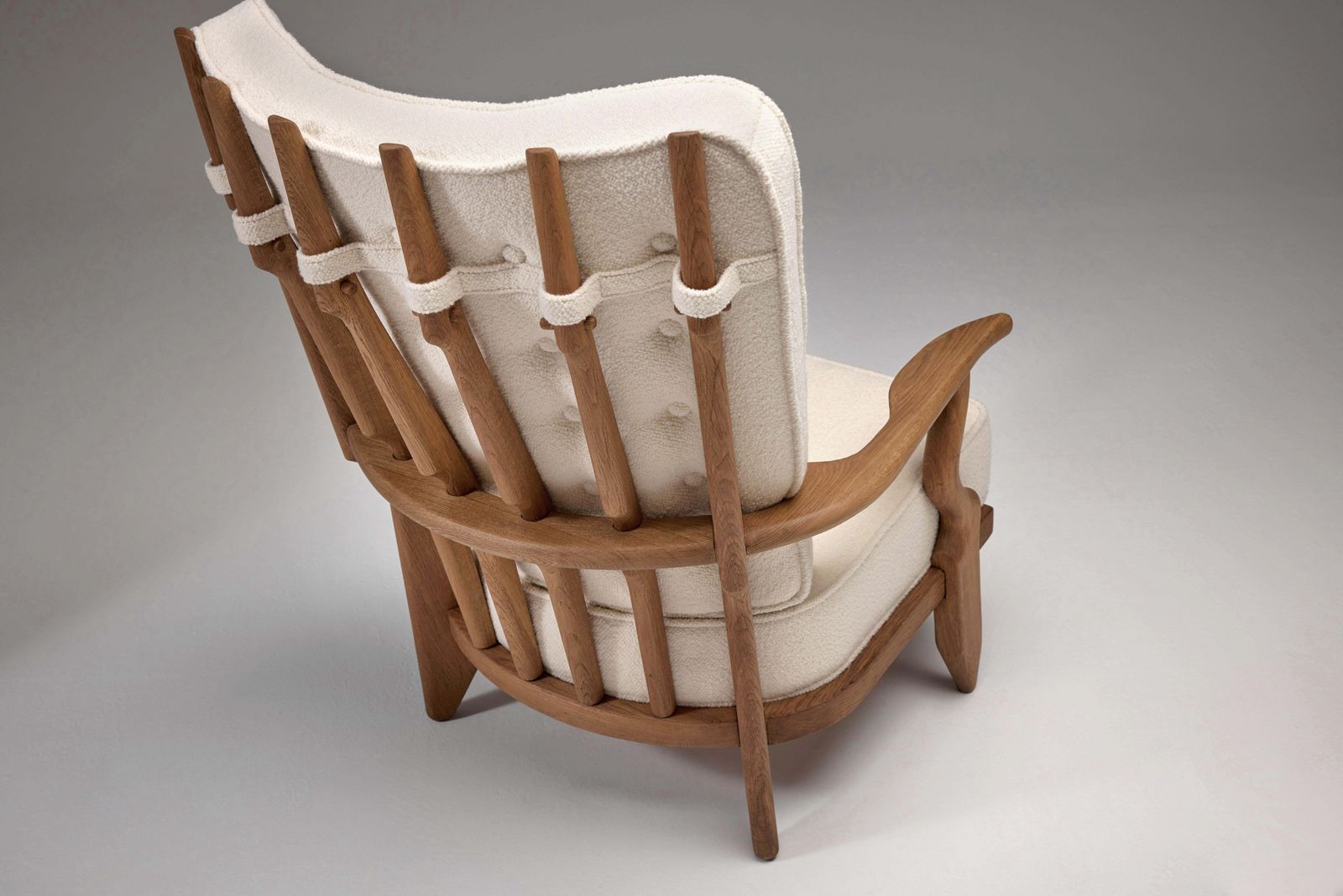 Grand Repos Lounge Chair Attributed To Guillerme Et Chambron For Votre Maison photo vintage
