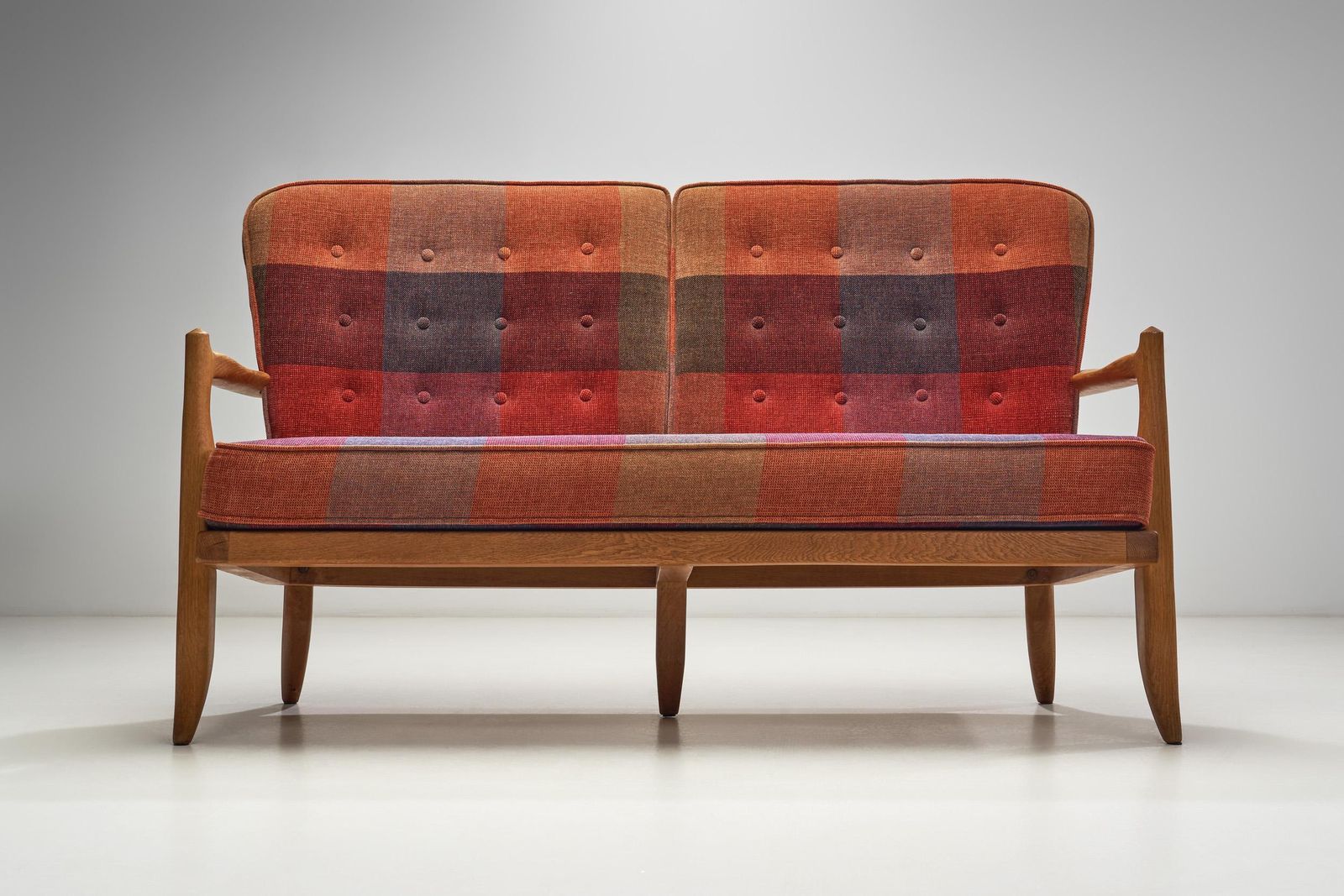Guillerme Et Chambron "José" Sofa For Votre Maison, France 1970s photo buy