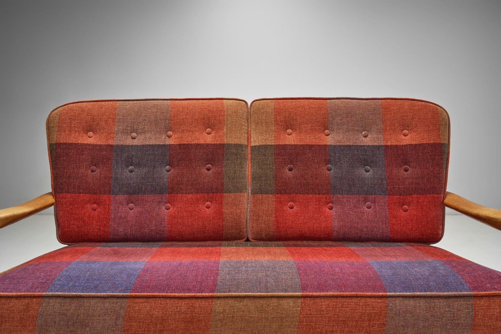 Guillerme Et Chambron "José" Sofa For Votre Maison, France 1970s photo vintage