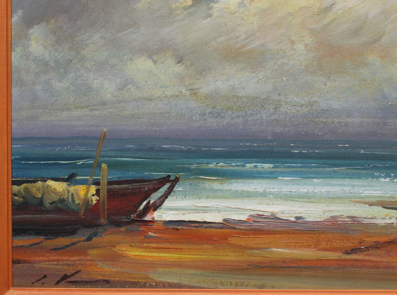 Stanislav Kreicsthe Storm Has Passed. 1978, Cardboard, Oil, 40x64 Cm1978 photo Art