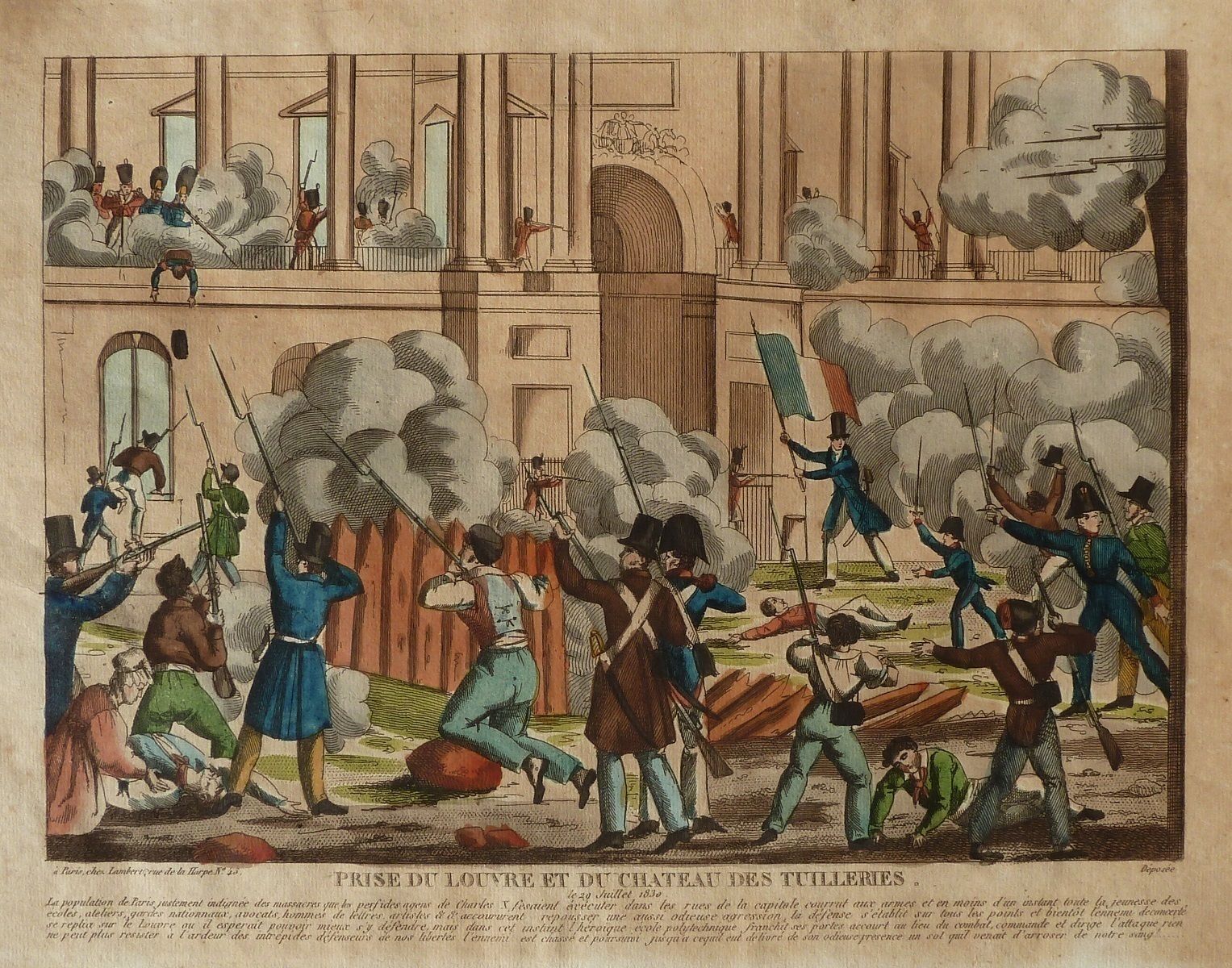 Taken From The Louvre And The Tuilleries Castle On July 29, 1830