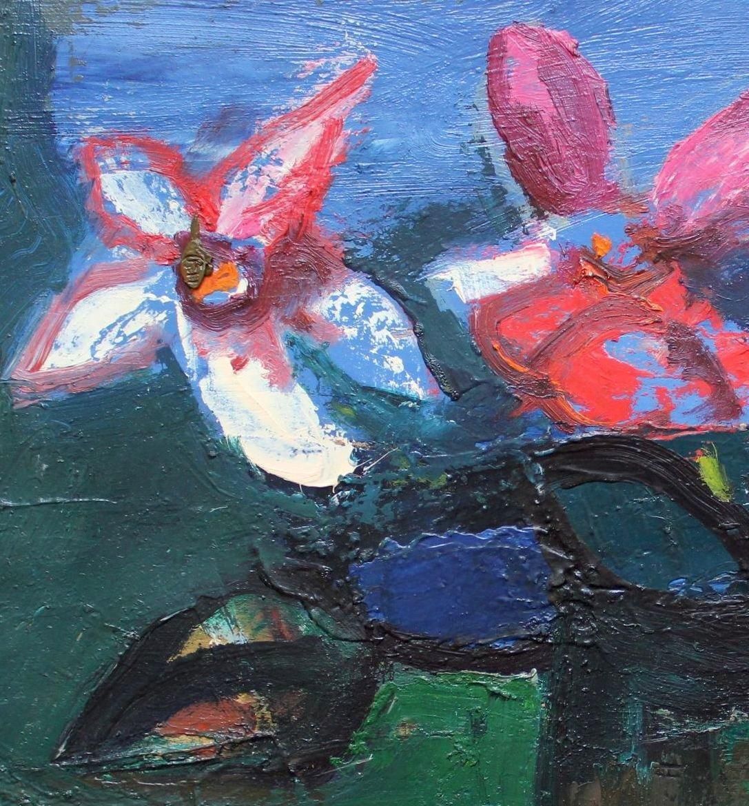 Aleksandr Rodin (1922 2001)flowers, Canvas/Oil, 38x46 Cm1993 photo for sale