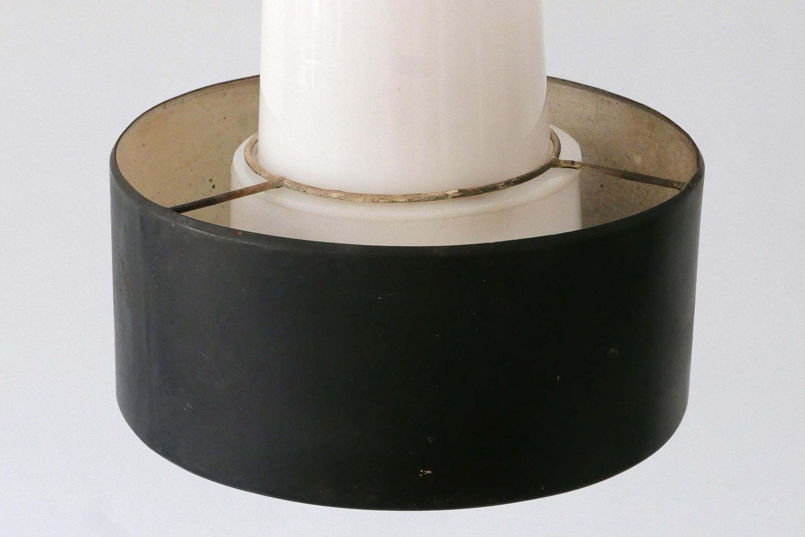 photo vintage Xl Mid Century Lucite & Metal Church Pendant Lamp Or Hanging Light Germany 1960s