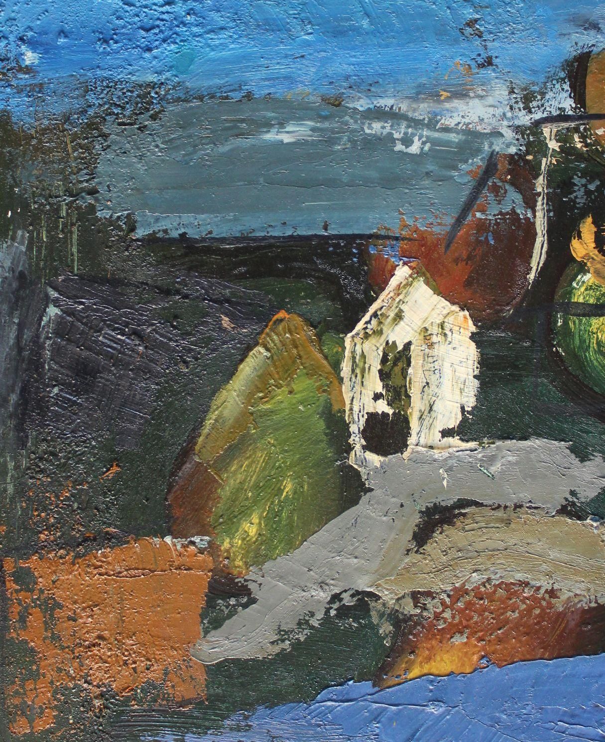 Aleksandr Rodin (1922 2001)tulips  Cardboard/Oil, 49x33.5 Cm, Double Sided, Landscape On The Other Side1993 photo buy