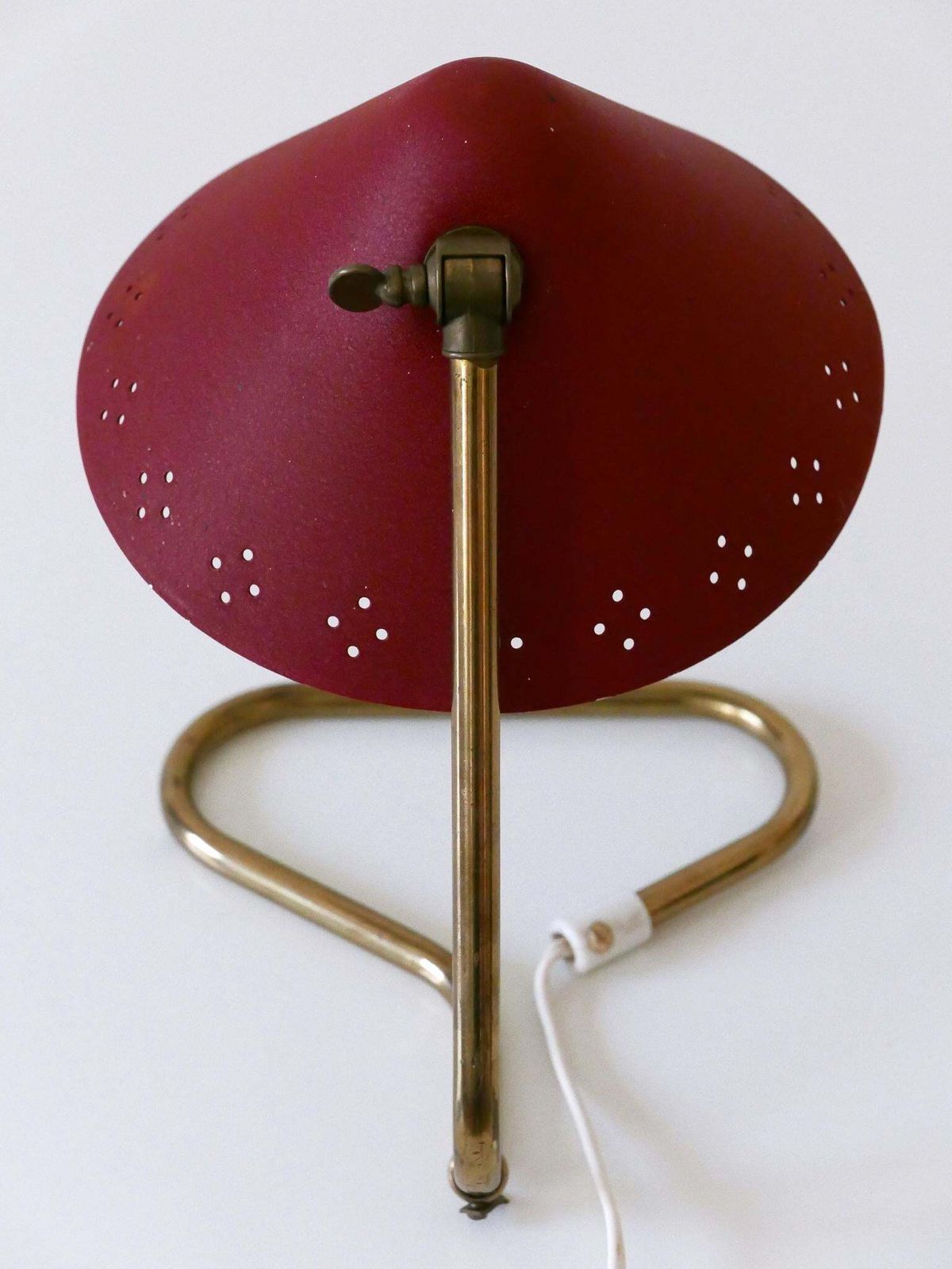 Lovely Mid Century Brass Table Lamp By Erik Wärnå For Gnosjö Sweden 1950s photo buy