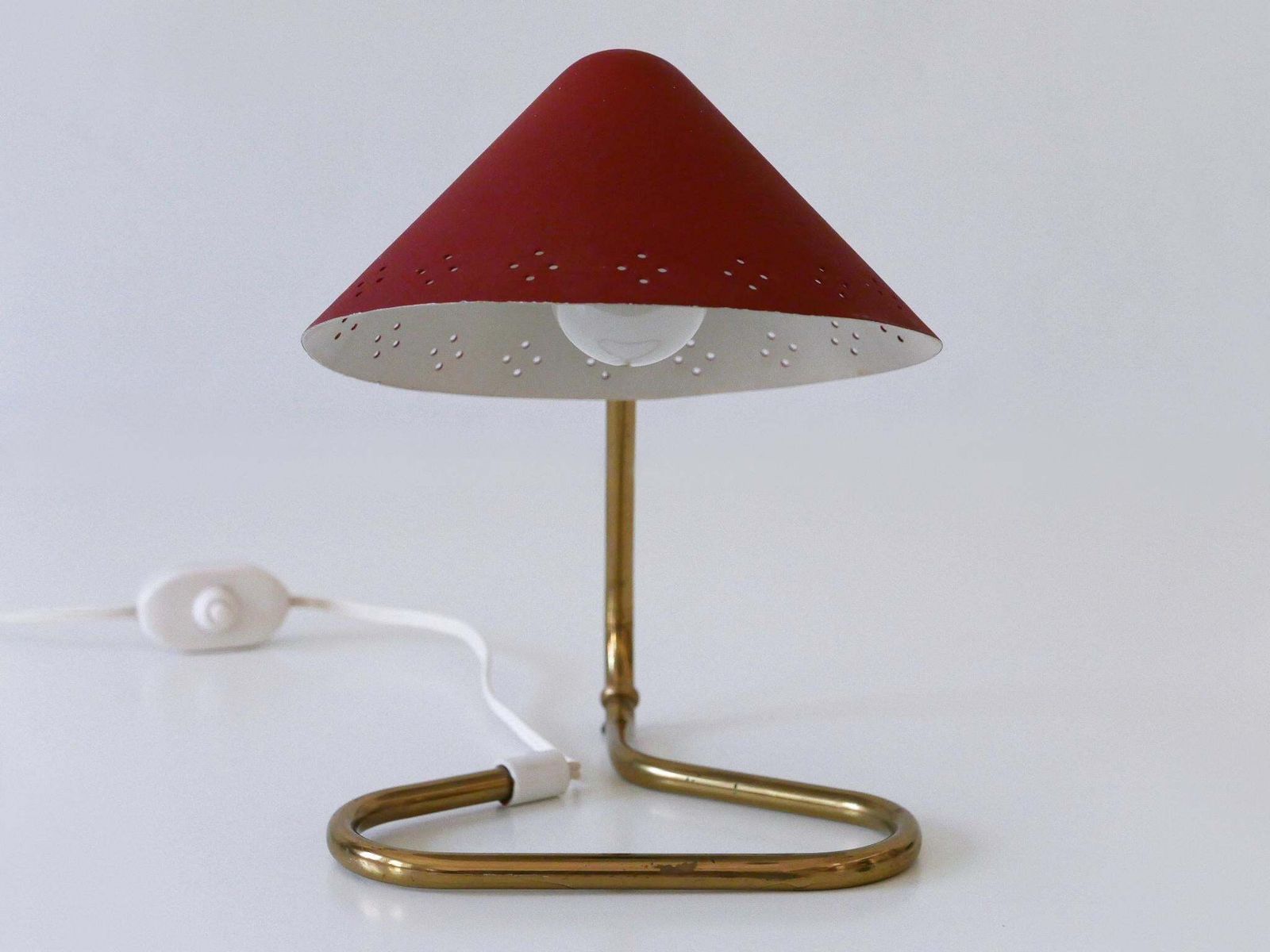 photo furniture Lovely Mid Century Brass Table Lamp By Erik Wärnå For Gnosjö Sweden 1950s