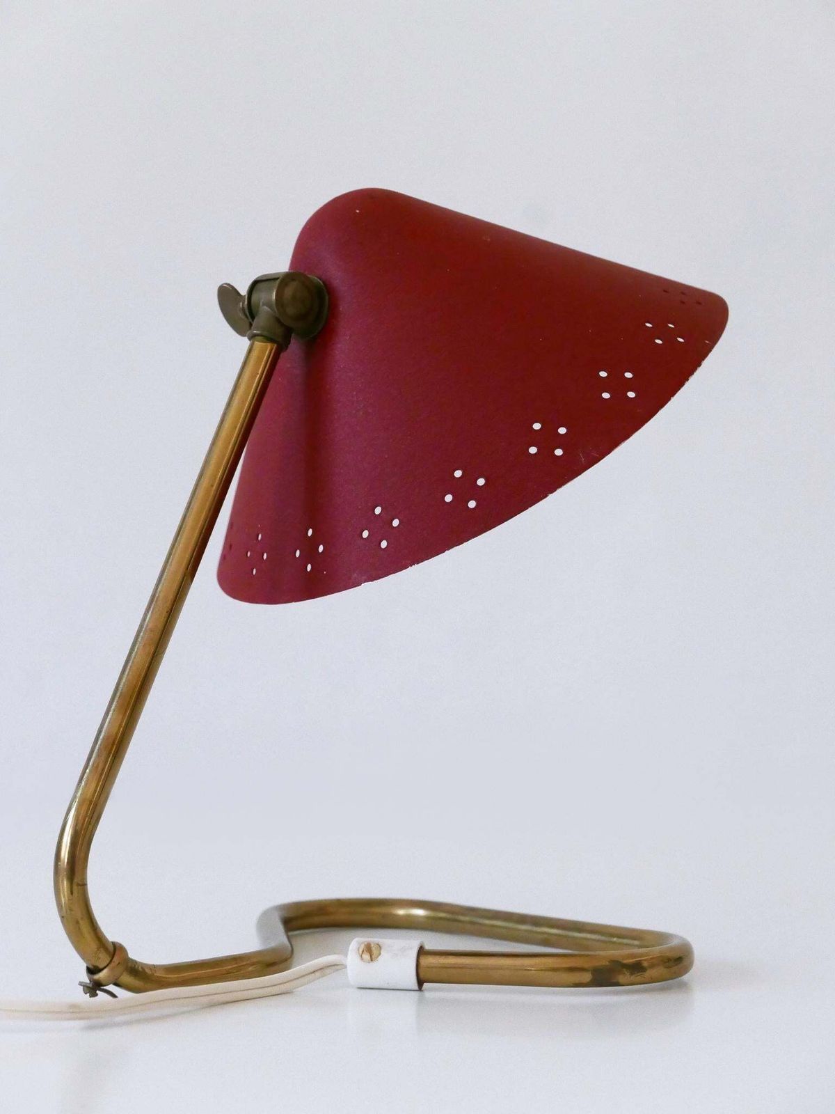 photo vinterior Lovely Mid Century Brass Table Lamp By Erik Wärnå For Gnosjö Sweden 1950s