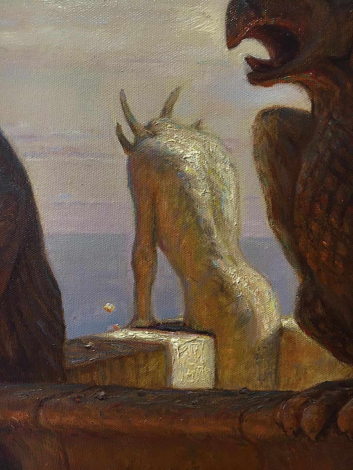 Igor Maikovguardian Of Time  Oil/Canvas, 60x80cm, 20132021 photo Art