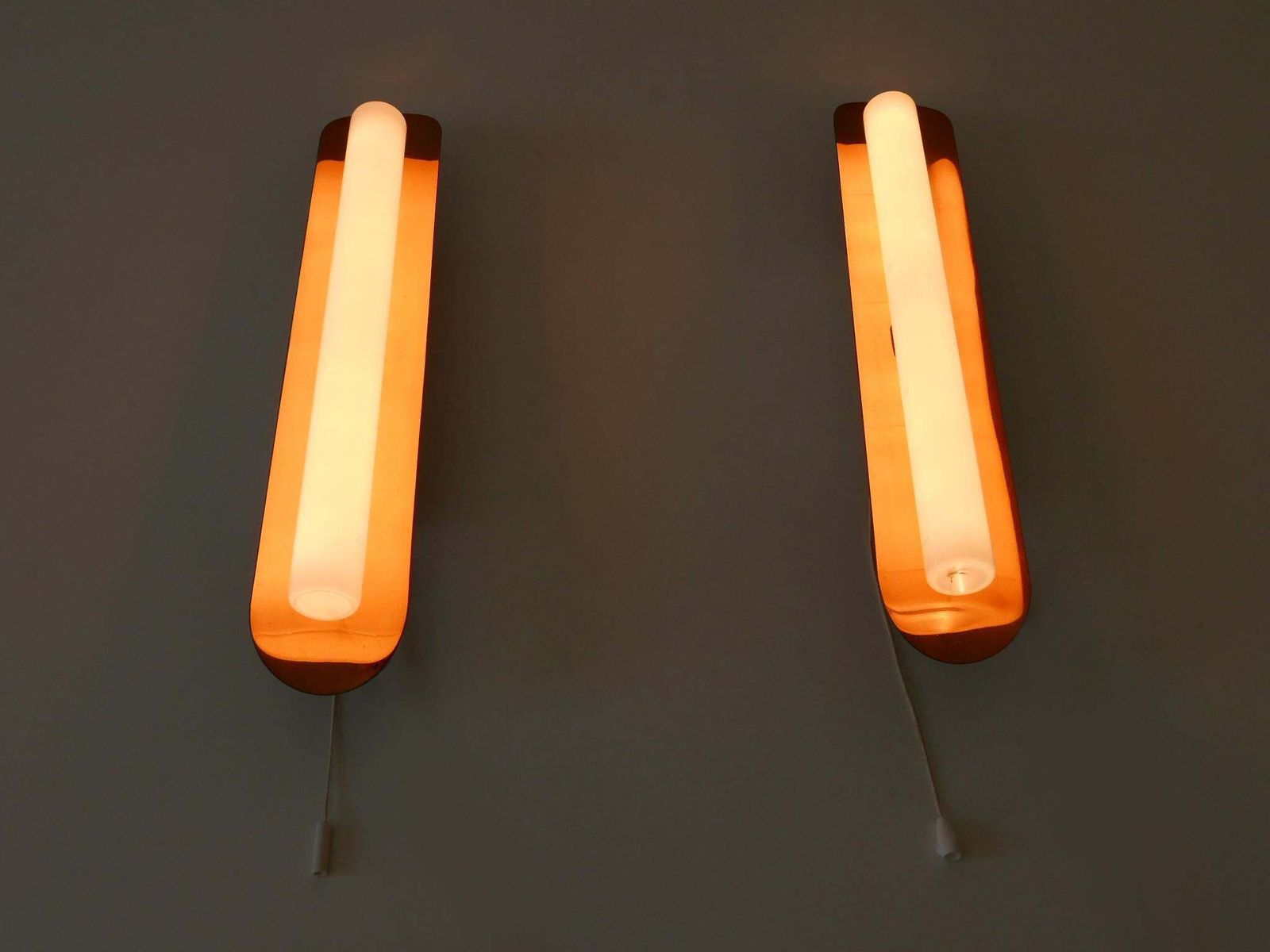 photo vintage Set Of Two Elegant Mid Century Modern Sconces By Bünte & Remmler Germany 1960s
