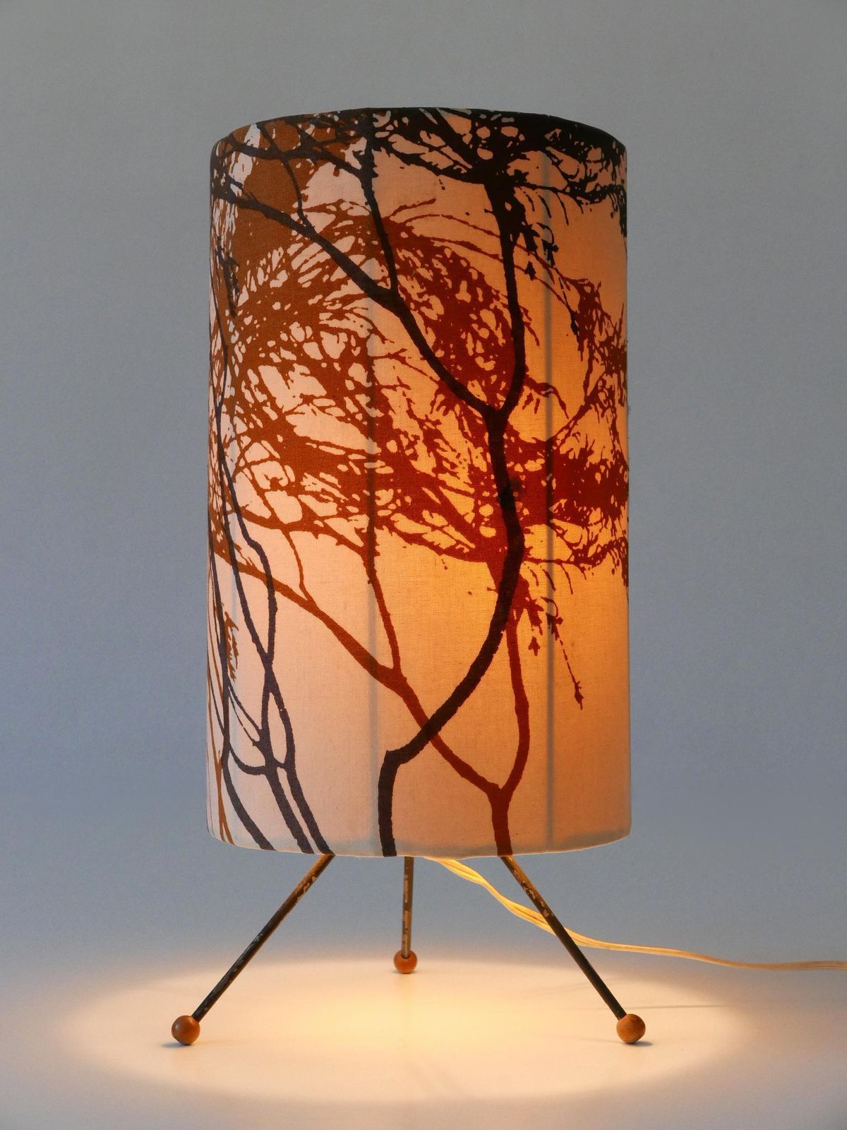 Rare & Lovely Mid Century Modern Bedside Table Lamp Austria 1950s photo furniture