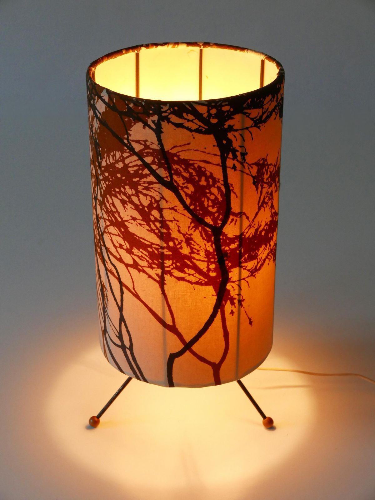 photo vinterior Rare & Lovely Mid Century Modern Bedside Table Lamp Austria 1950s