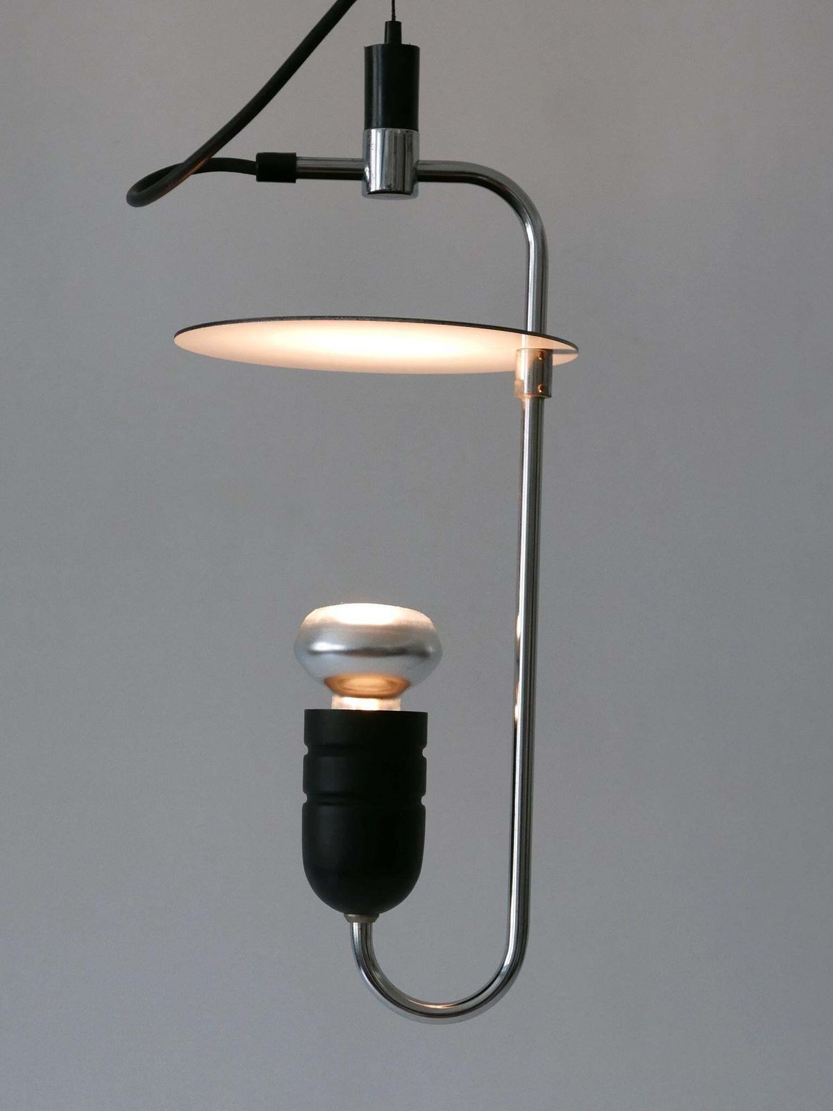 2426.0 Minimalistic Mid Century Modern Pendant Lamp Or Hanging Light Italy 1970s photo