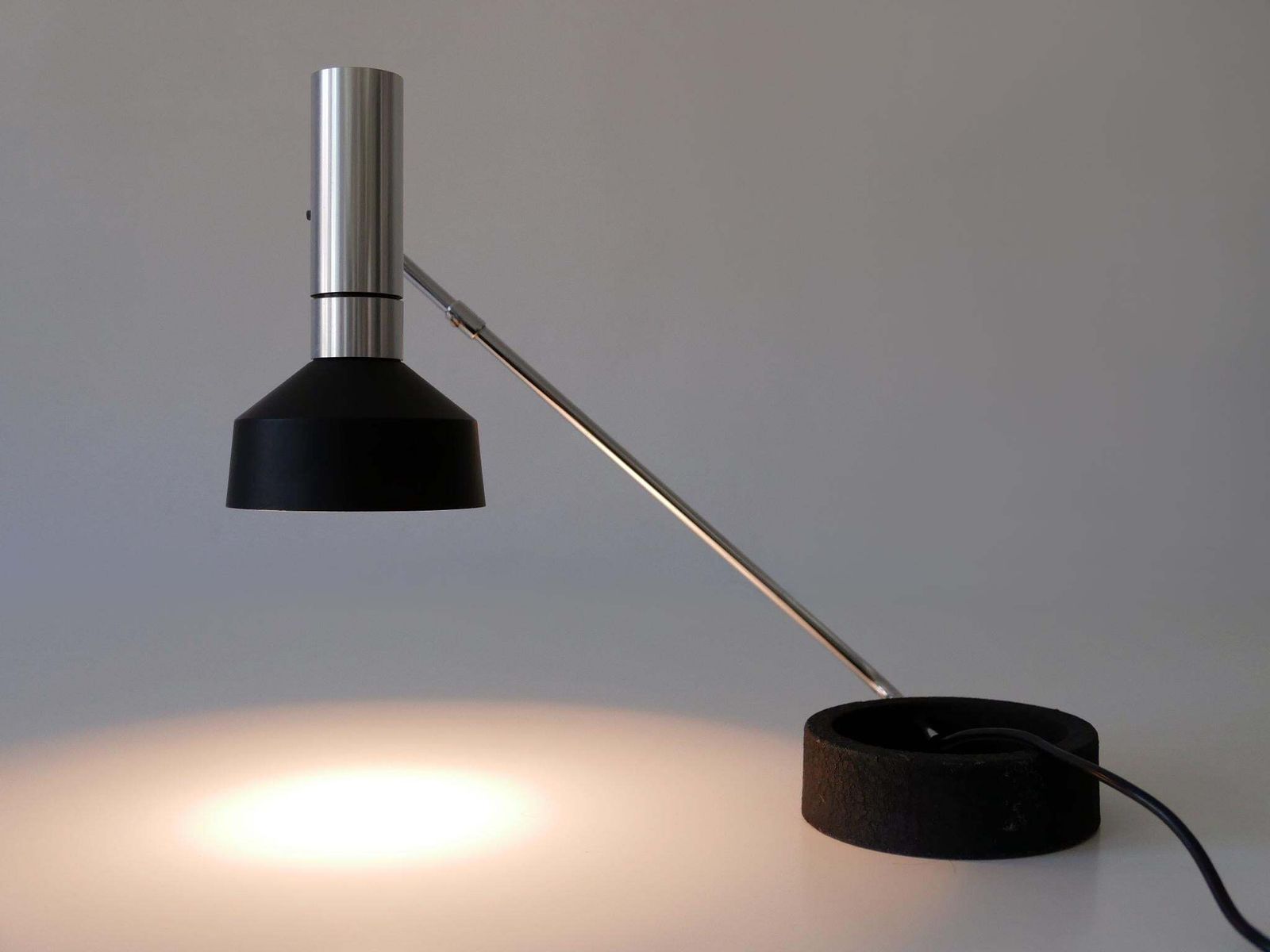 photo for sale Rare 'Minilux' Desk Light Or Table Lamp By Rosemarie & Rico Baltensweiler 1960s