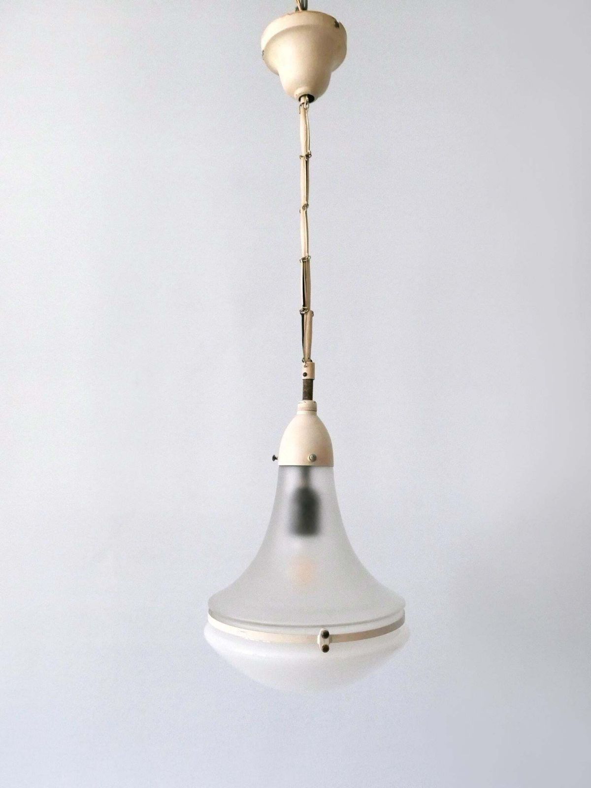 Elegant 'Luzette' Pendant Lamp By Peter Behrens For Siemens Schuckert 1910s photo for sale