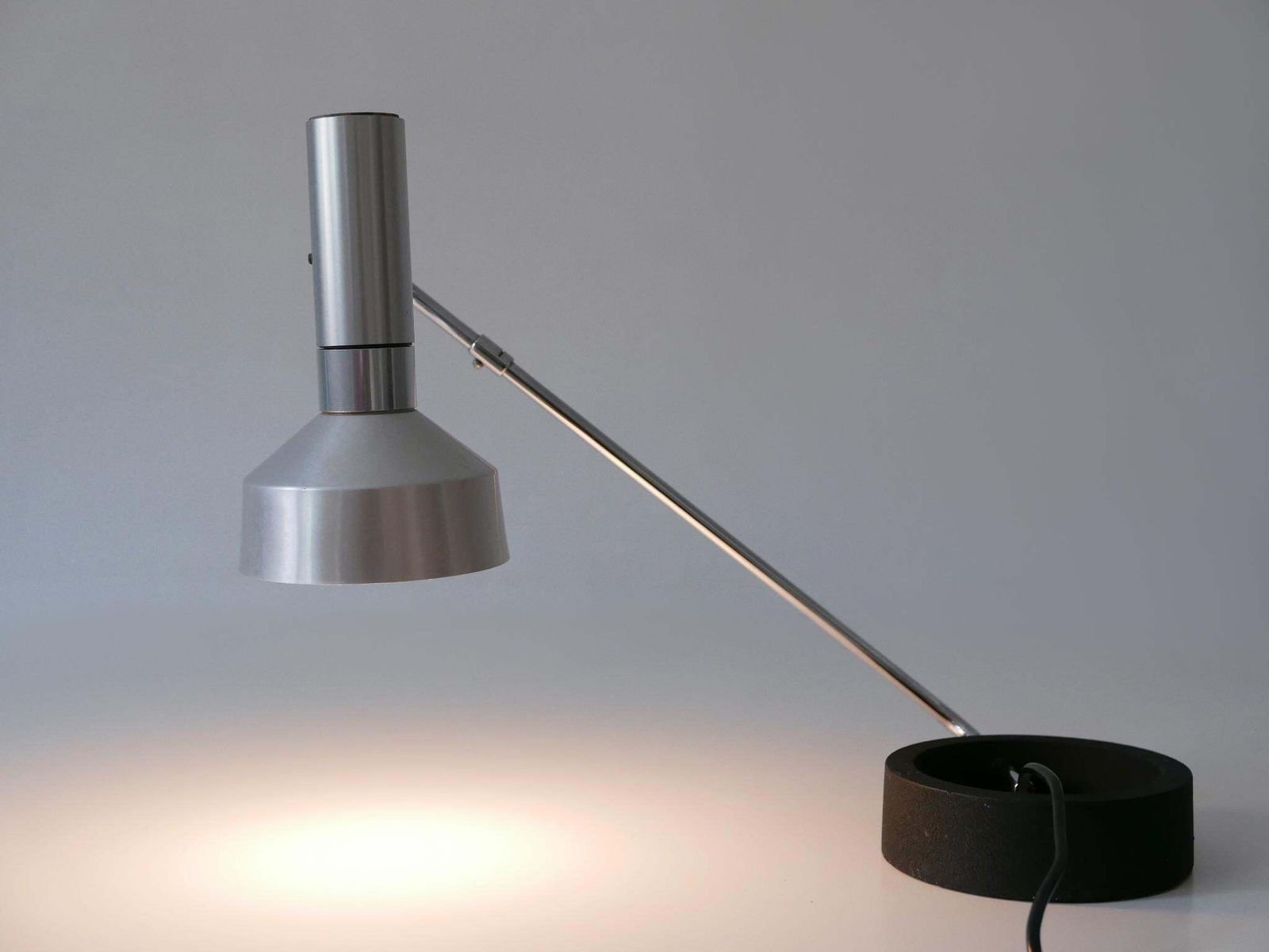 Rare 'Minilux' Desk Light Or Table Lamp By Rosemarie & Rico Baltensweiler 1960s photo furniture
