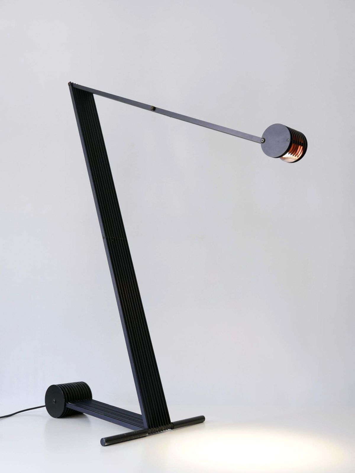 Adjustable Floor Lamp 'Metri' By Bernhard Bartels For Basis Designleuchten 1990s photo vintage
