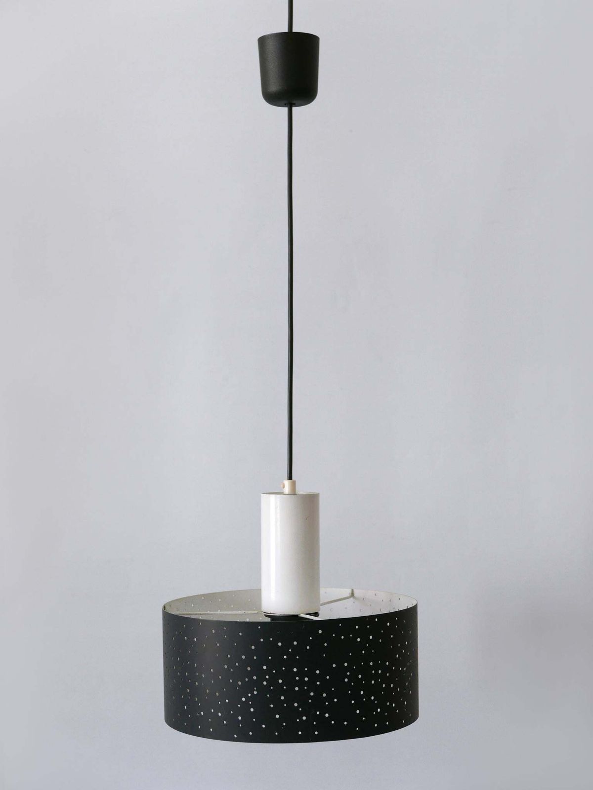 Elegant Mid Century Modern Pendant Lamp By Ernest Igl For Hillebrand 1960s photo for sale