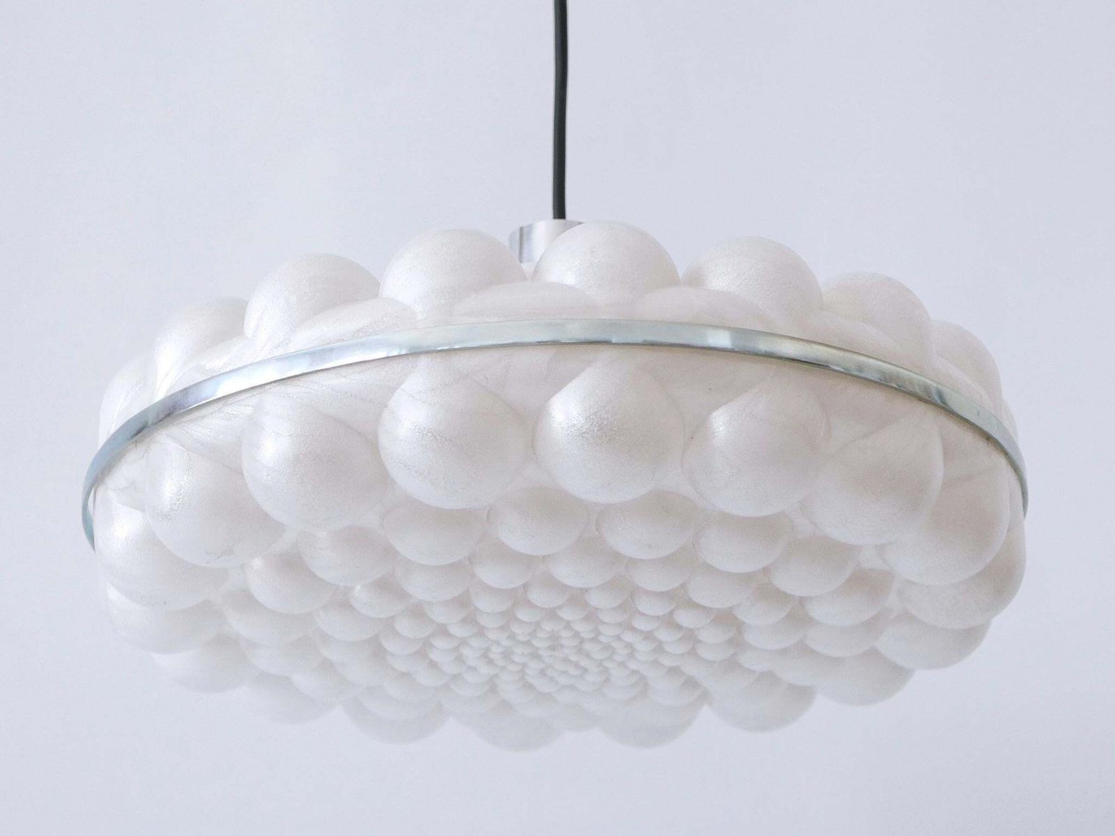 Amazing Mid Century Modern Bubble Pendant Lamps Or Hanging Lights Germany 1970s photo furniture
