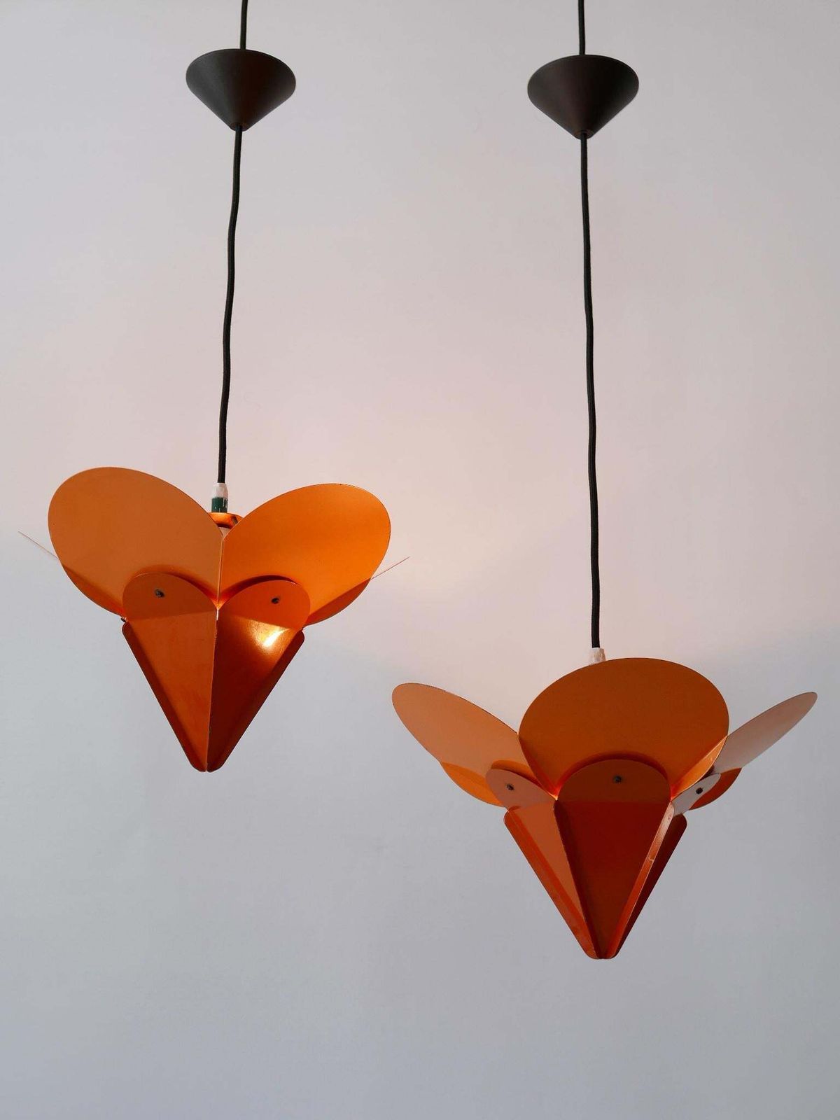 photo buy Set Of Two Unique Tivoli Flower Pendant Lamps By Simon Poul Henningsen 1958