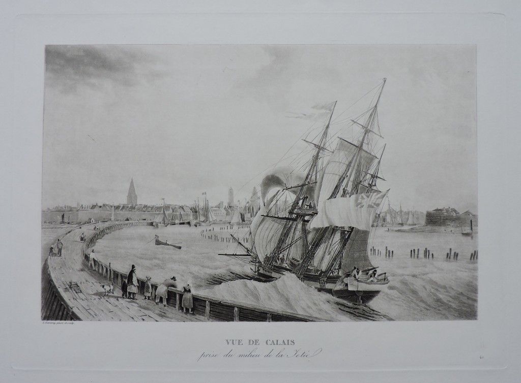 View Of Calais Taken From The Middle Of The Pier