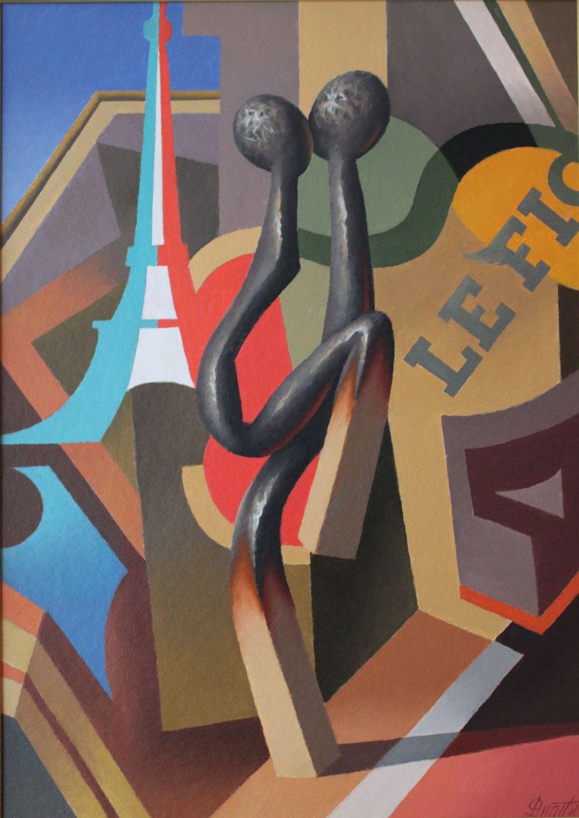 Juris Dimitersle Figaro. Oil On Cardboard, 70x50 Cm