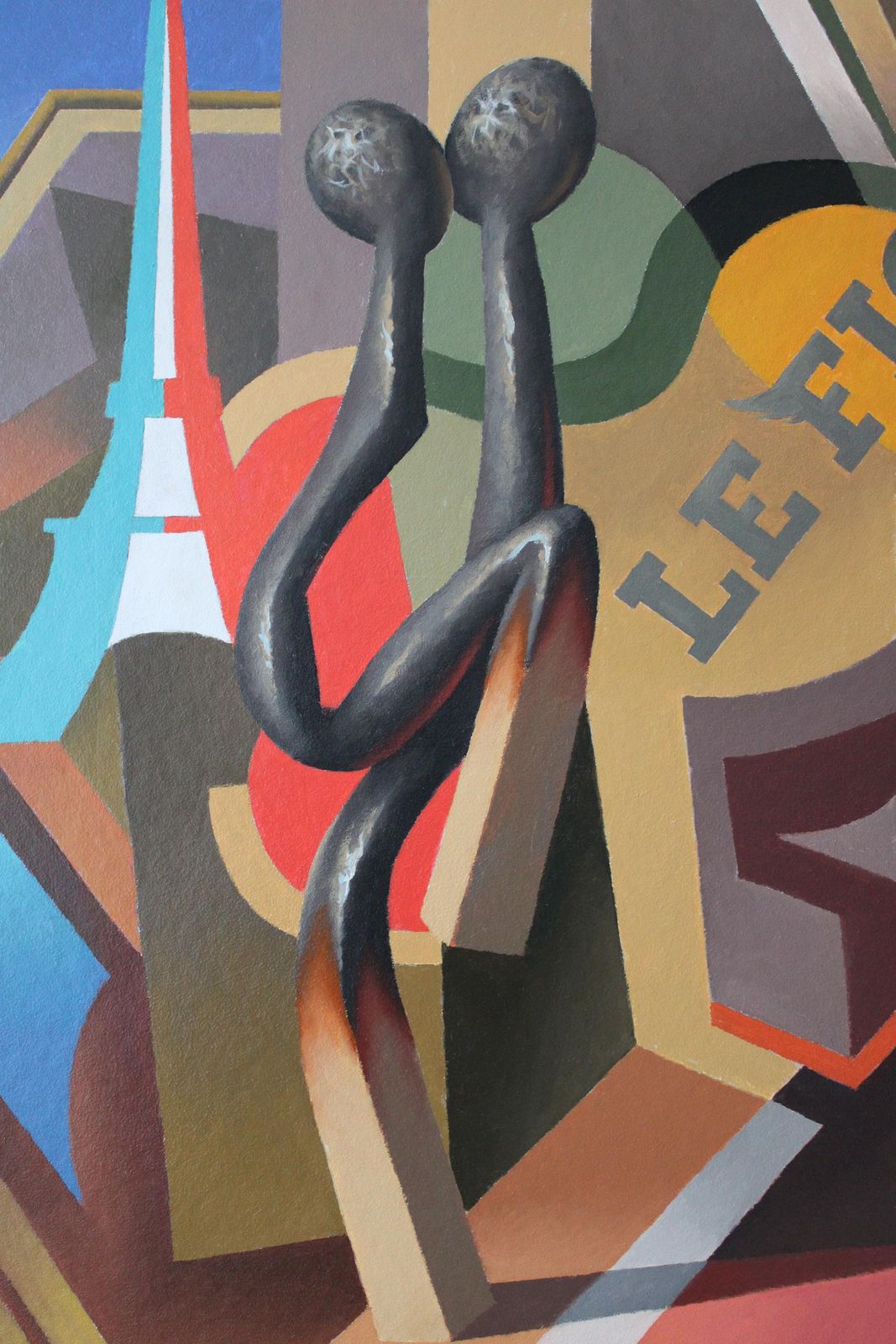 Juris Dimitersle Figaro. Oil On Cardboard, 70x50 Cm photo furniture