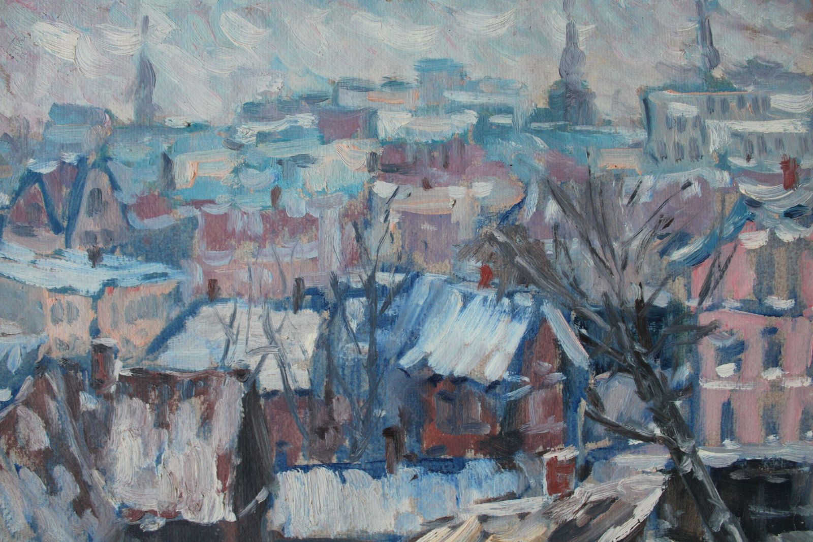 Laimonis Bubierisroofs Of The City1983 photo furniture