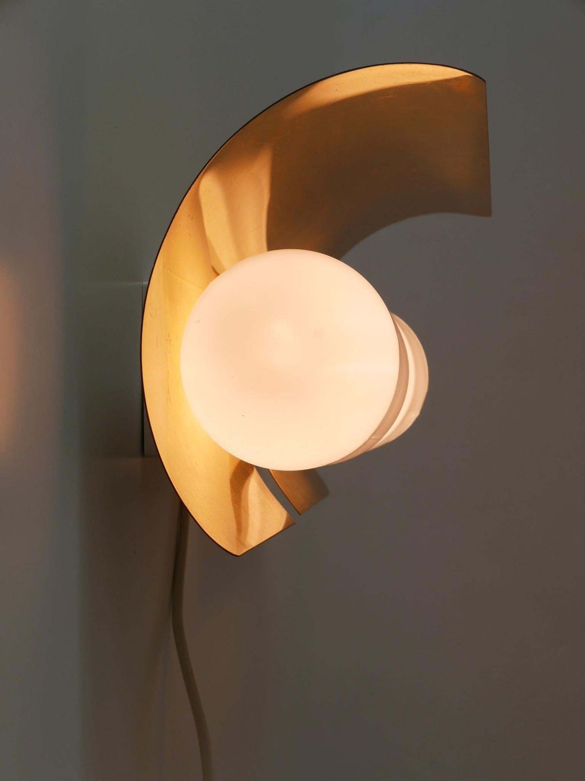 photo vintage Rare Mid Century Modern Sconce By Hans Agne Jakobsson For Ab Markaryd 1950s