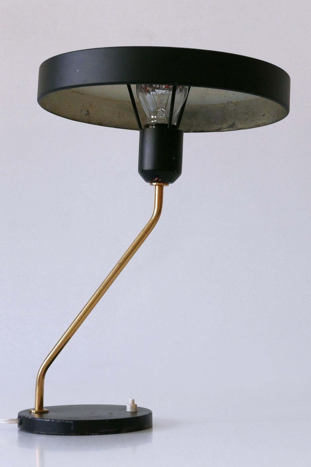 Mid Century Romeo Table Lamp Or Desk Light By Louis Kalff For Philips 1950s photo 1386.0