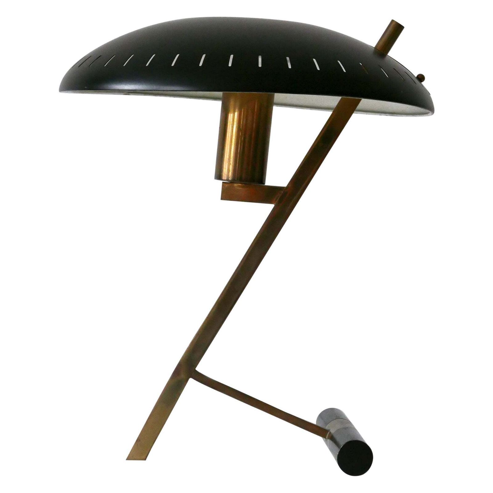 Elegant Mid Century "Decora" Or Z Table Lamp By Louis Kalff For Philips 1950s