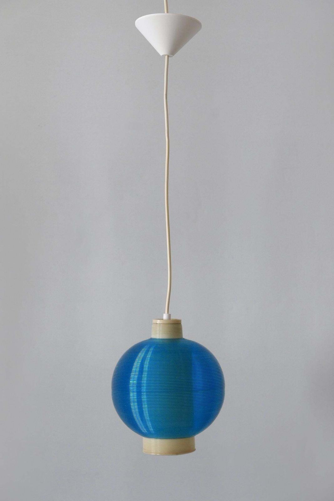 Rare Mid Century Modern Rotaflex Pendant Lamp By Yasha Heifetz USA 1960s photo for sale