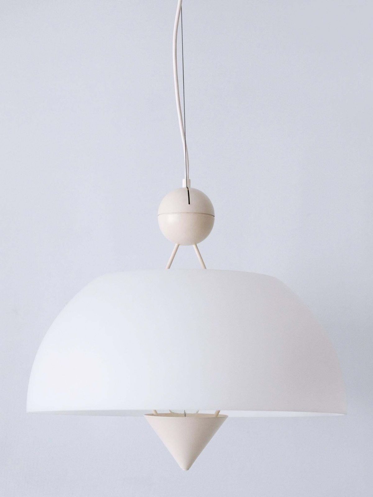 Rare & Elegant Mid Century Modern Pendant Lamp Or Hanging Light Italy 1970s photo buy