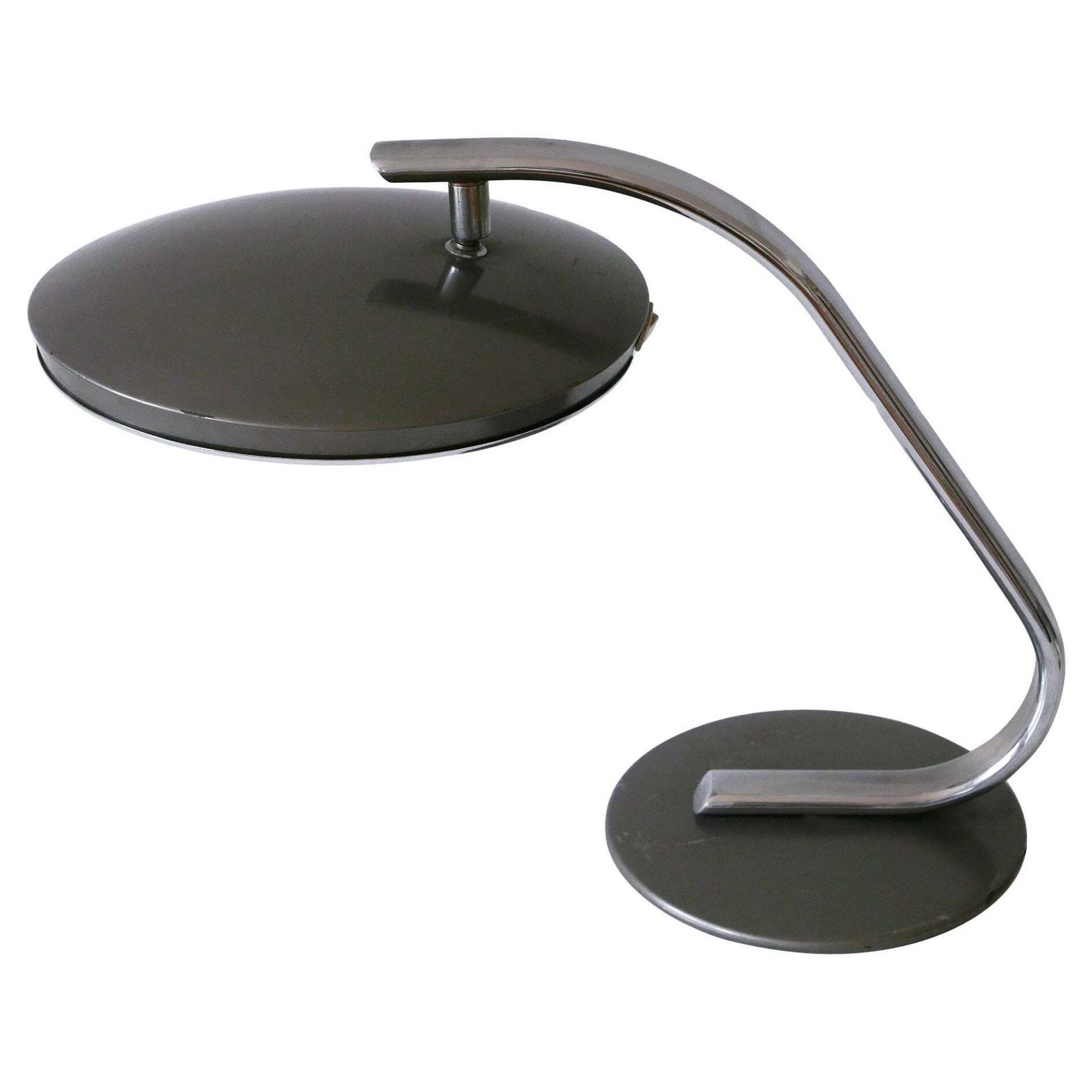 Mid Century Modern Desk Light Or Table Lamp 'Boomerang' By Fase Spain 1960s