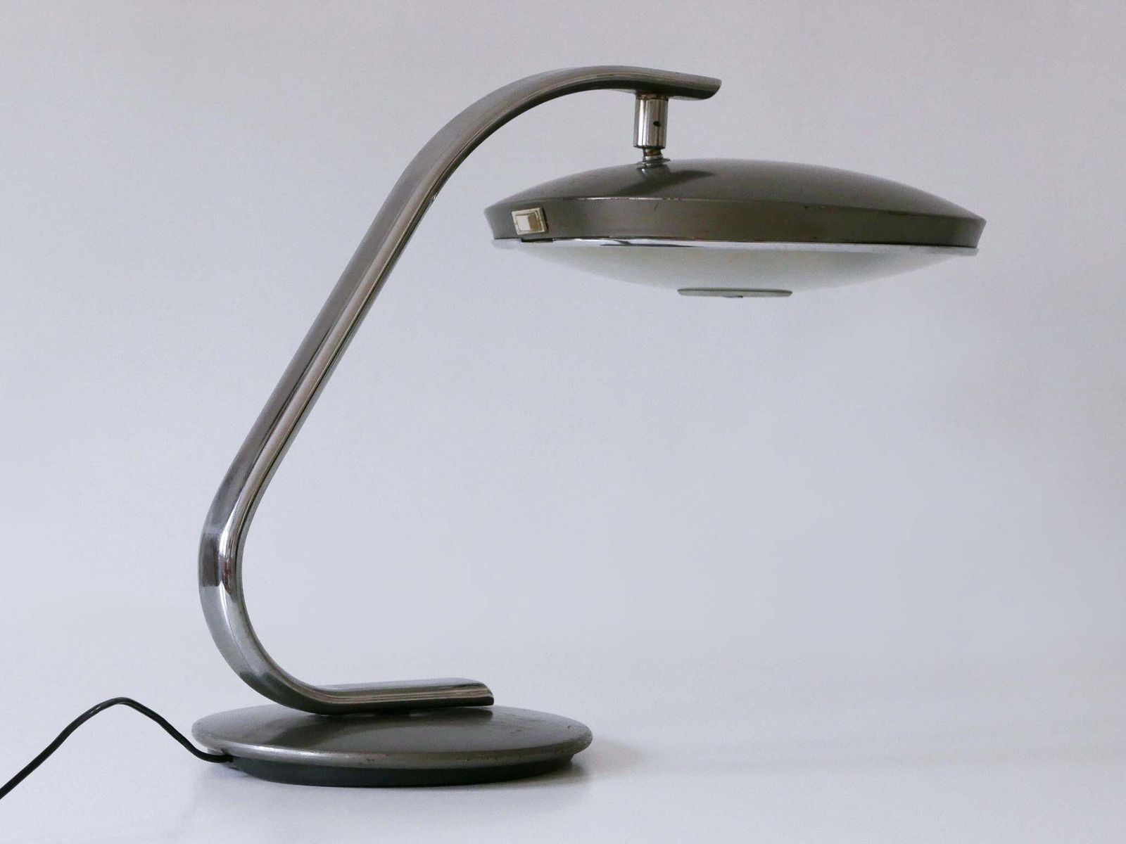 photo furniture Mid Century Modern Desk Light Or Table Lamp 'Boomerang' By Fase Spain 1960s