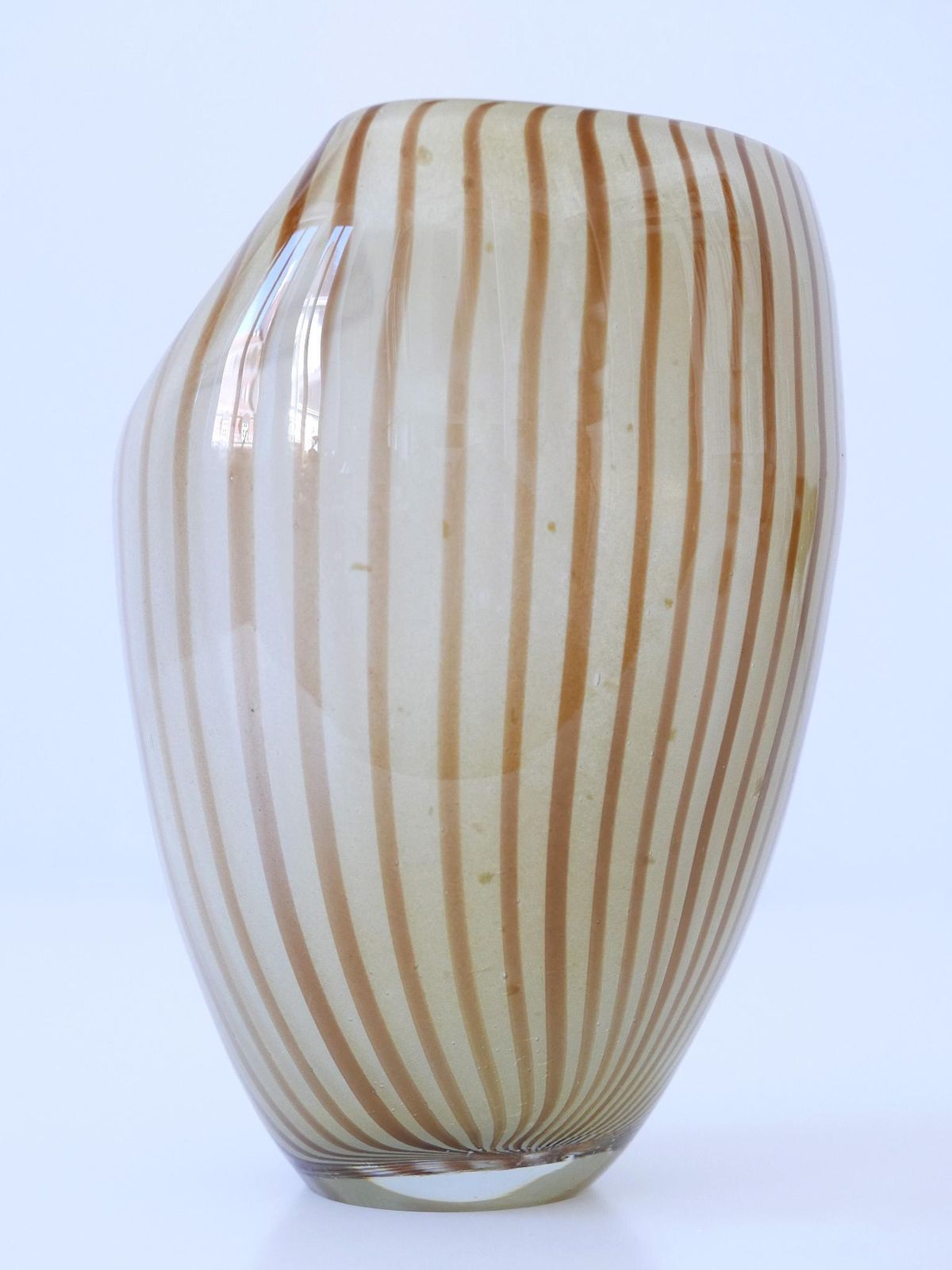 Decorative Mid Century Modern Murano Glass Vase Italy 1960s photo Home Decor